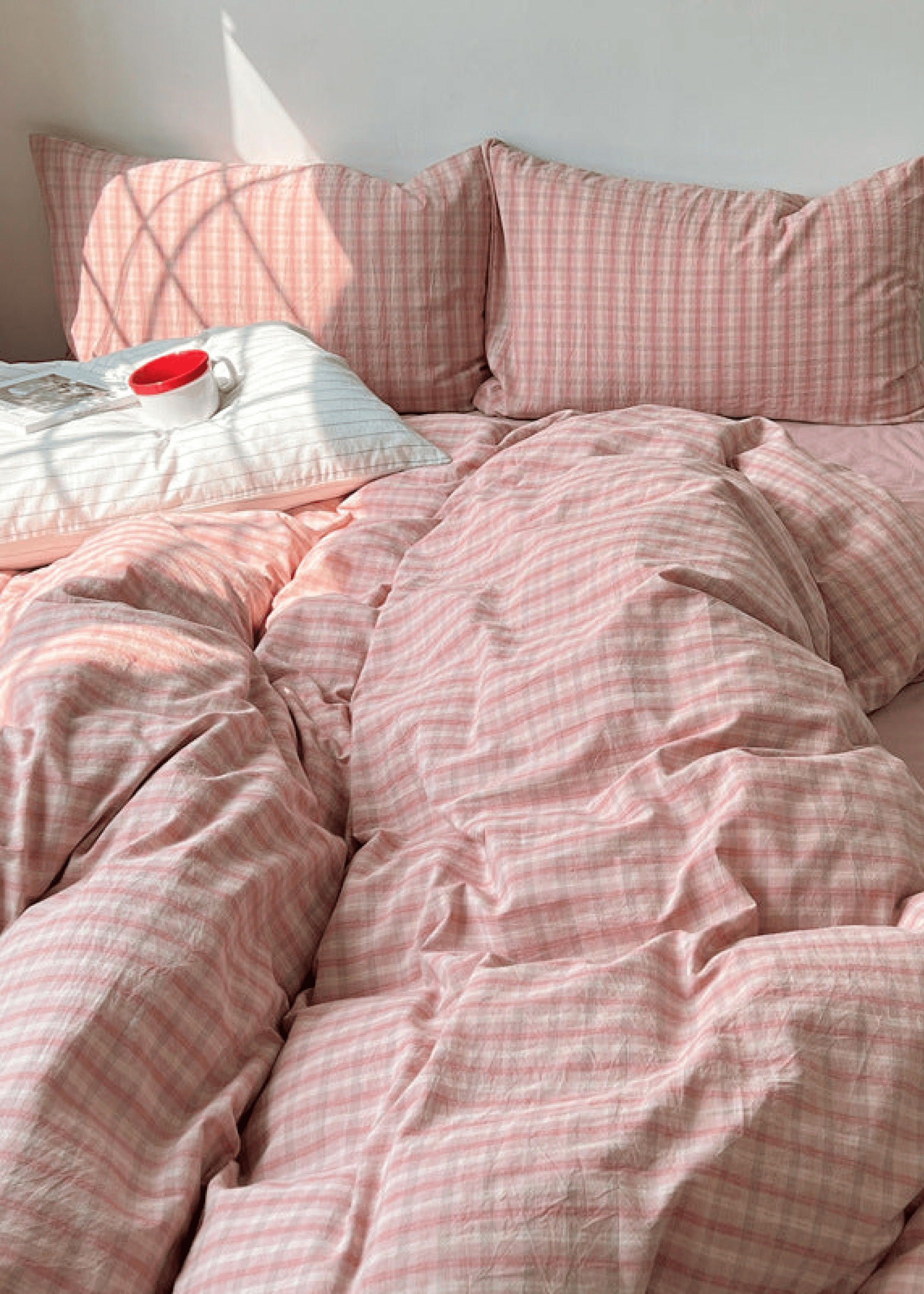 - Ever Lasting - Soft Blend Plaid Bedding Set / Blue - Bedding Set - Ever Lasting