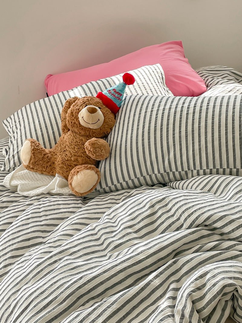 - Ever Lasting - Soft Jacquard Bedding Set / Barbie Hot Pink - Bedding Set - Ever Lasting