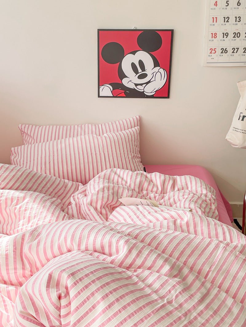 - Ever Lasting - Soft Jacquard Bedding Set / Barbie Hot Pink - Bedding Set - Ever Lasting