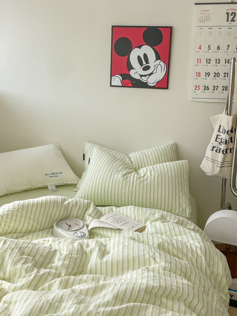 - Ever Lasting - Soft Jacquard Bedding Set / Yellow - Bedding Set - Ever Lasting