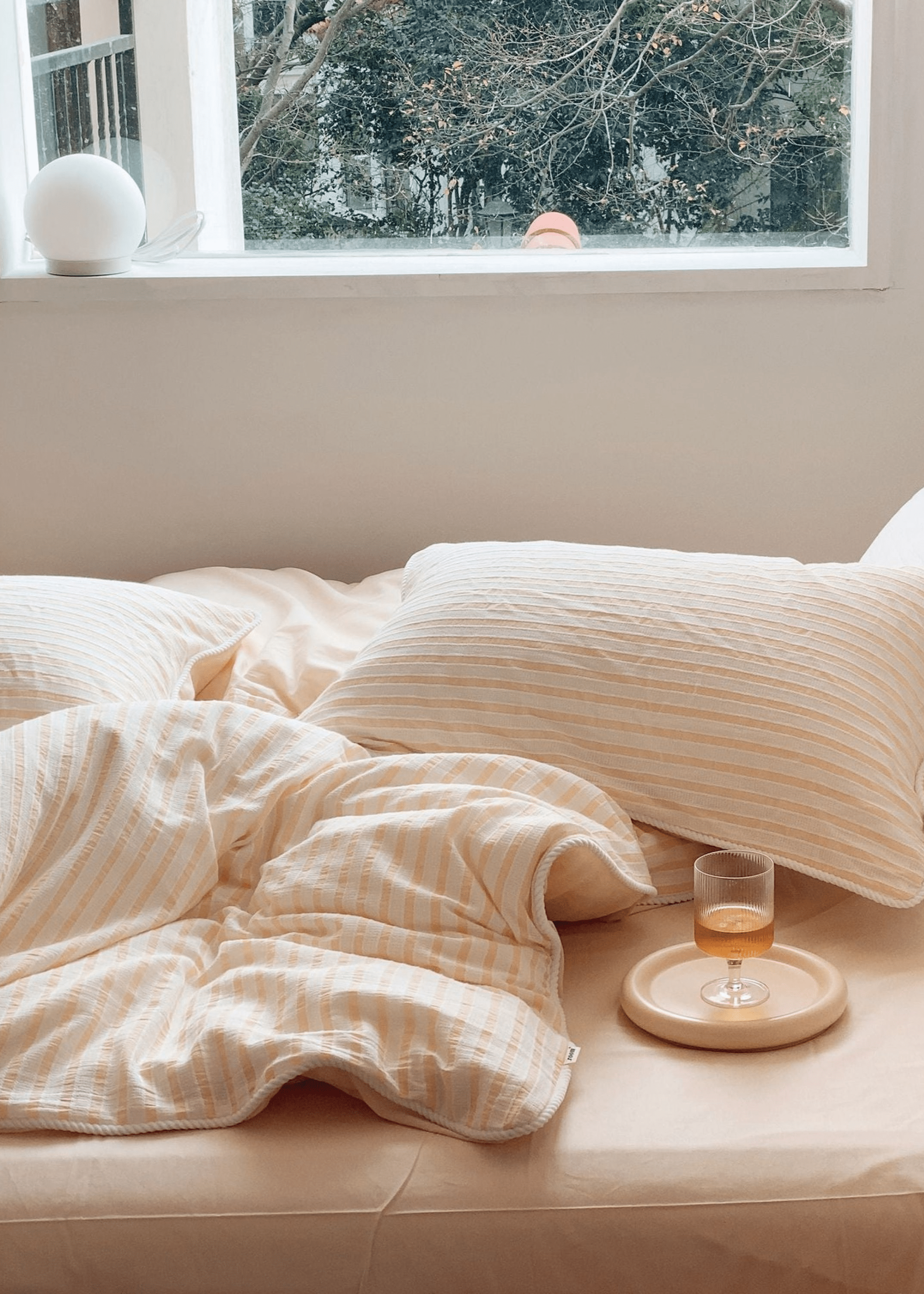 - Ever Lasting - Soft Jacquard Bedding Set / Yellow - Bedding Set - Ever Lasting