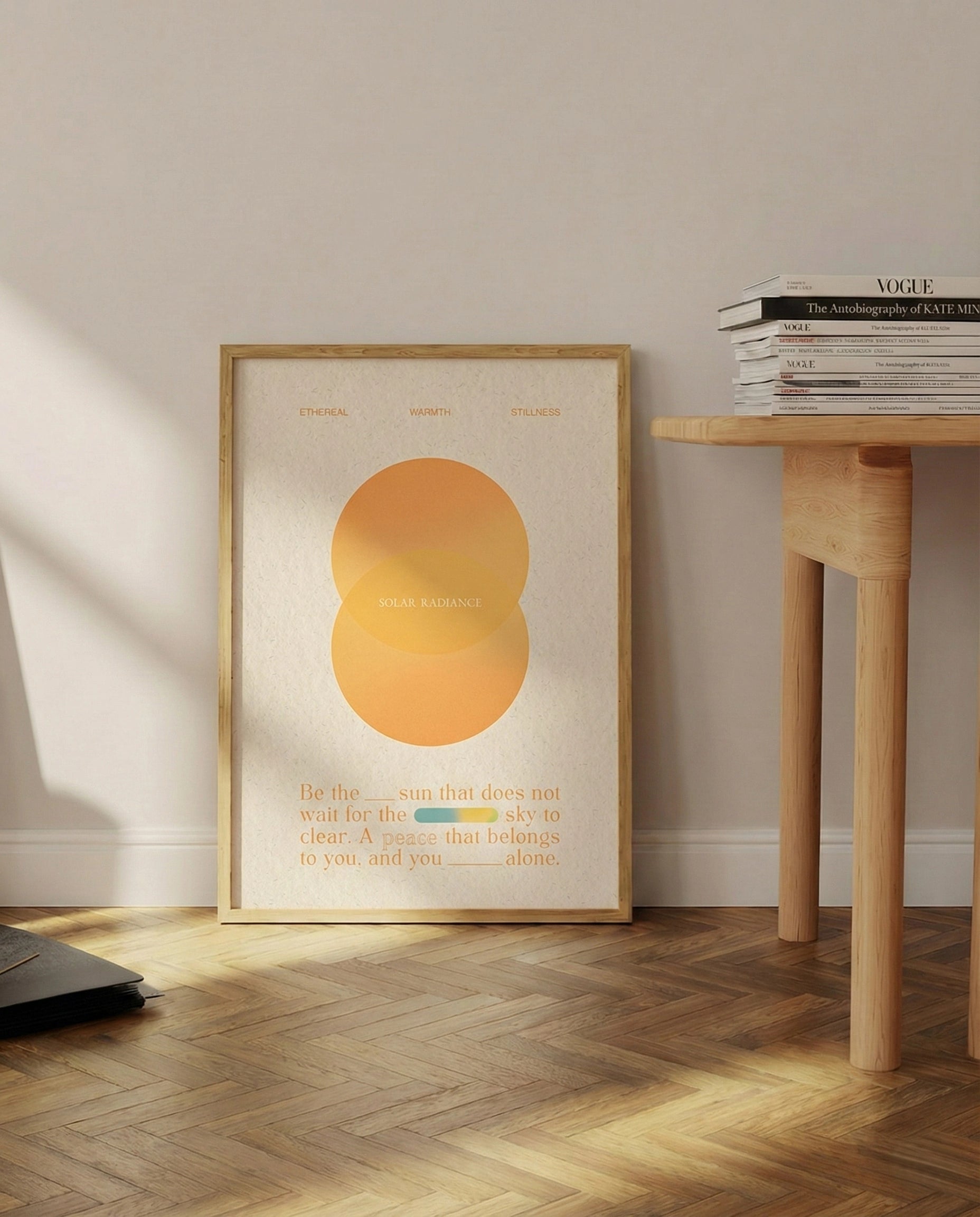 - Ever Lasting - Solar Radiance - Warm Abstract Sun Art Print - Ever Lasting