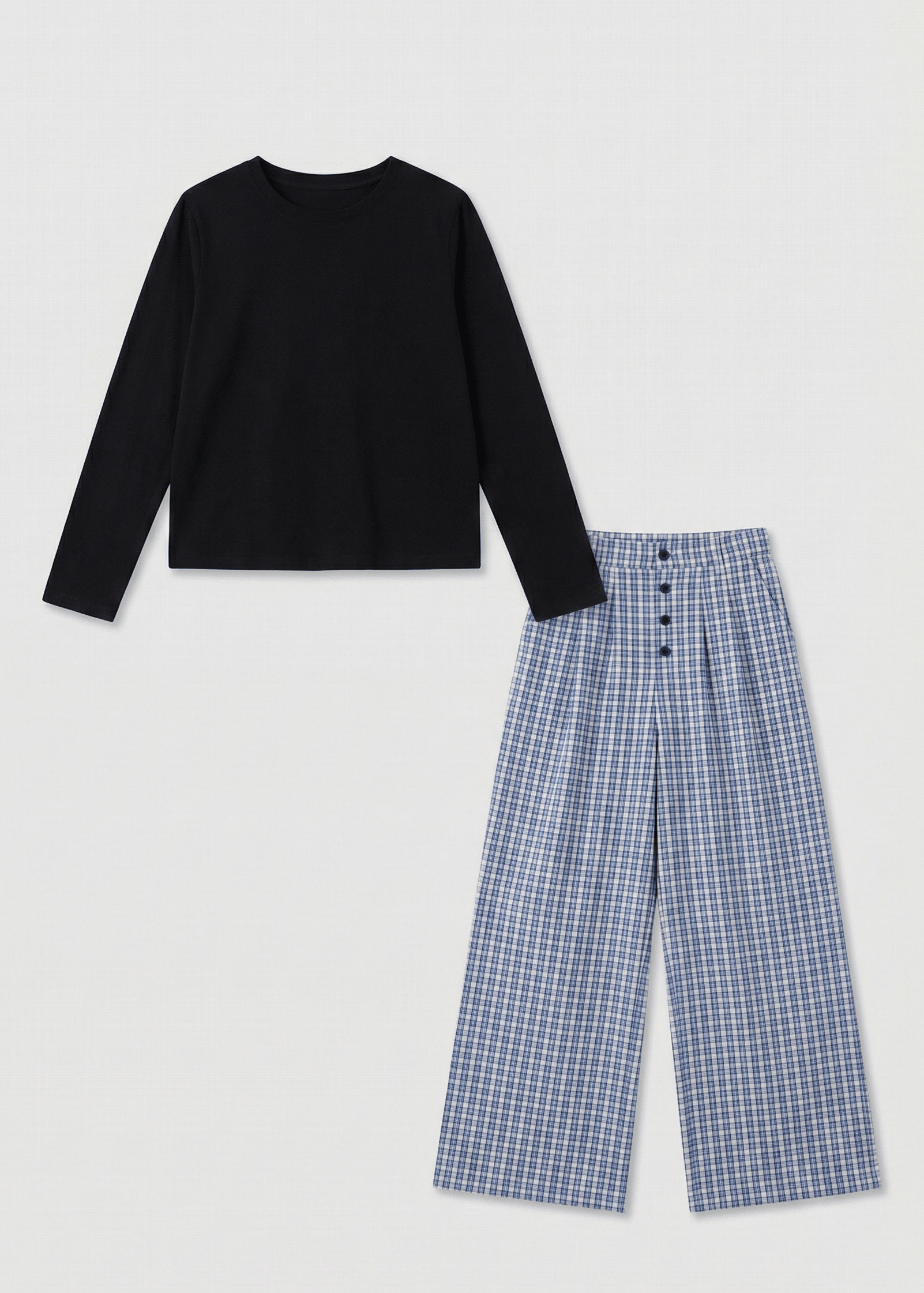 - Ever Lasting - Soleil Silk Pajama Set / Black - Pajamas - Ever Lasting