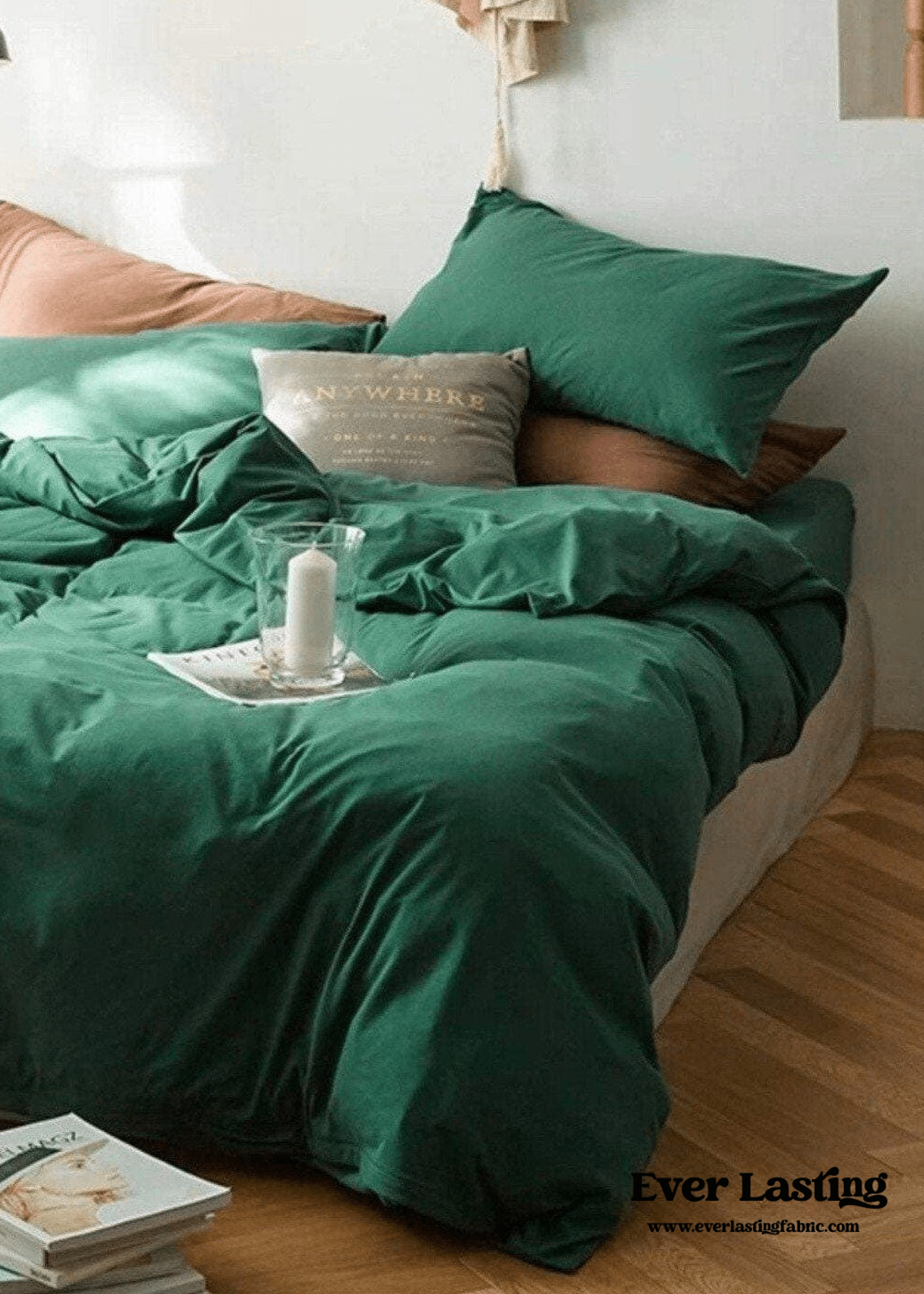 - Ever Lasting - Solid Bedding Set / Forest Green - Bedding Set - Ever Lasting