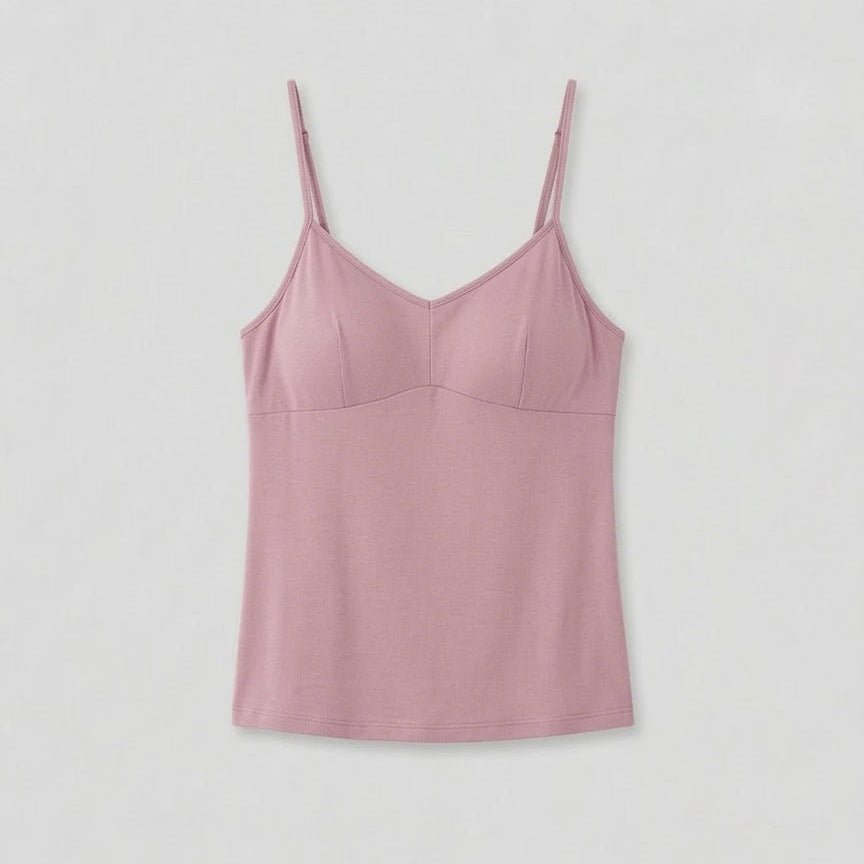 - Ever Lasting - Solid Ruffle V Tank and Long Pants with Cardigan Modal Pajama Set - Pajamas - Ever Lasting