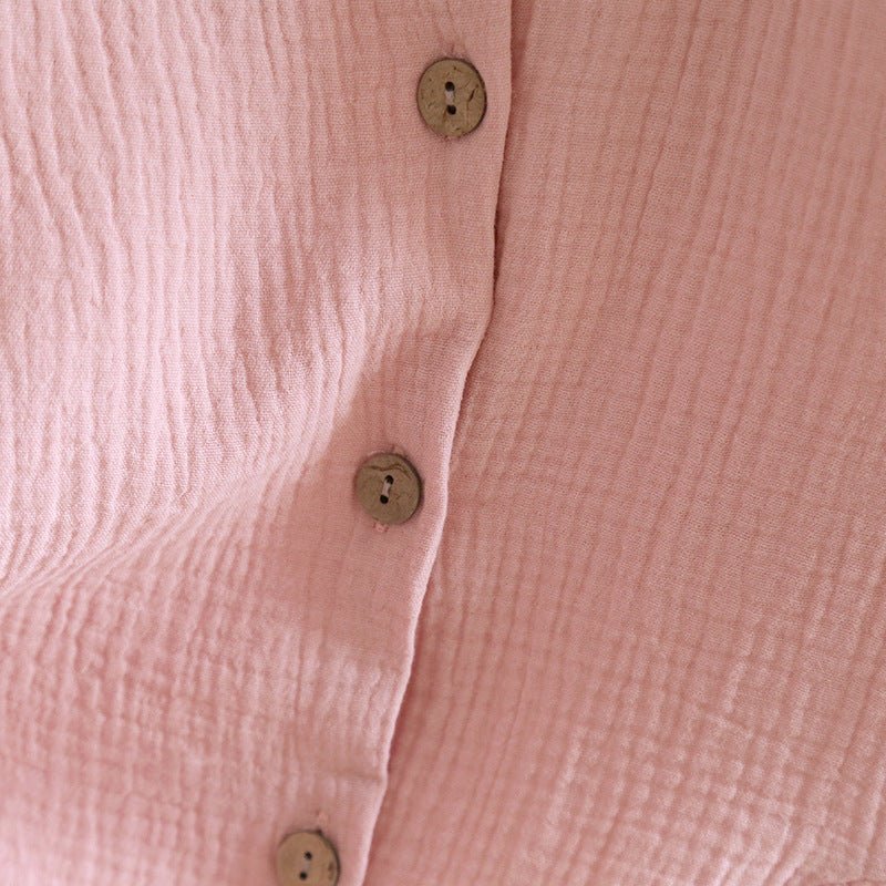 -Ever Lasting - Somnia Shorts & Long-Pant V-Neck Pajama Set / Pink -Pajamas -Ever Lasting