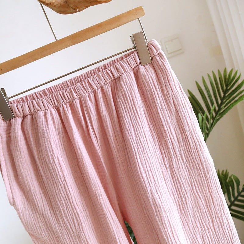 -Ever Lasting - Somnia Shorts & Long-Pant V-Neck Pajama Set / Pink -Pajamas -Ever Lasting