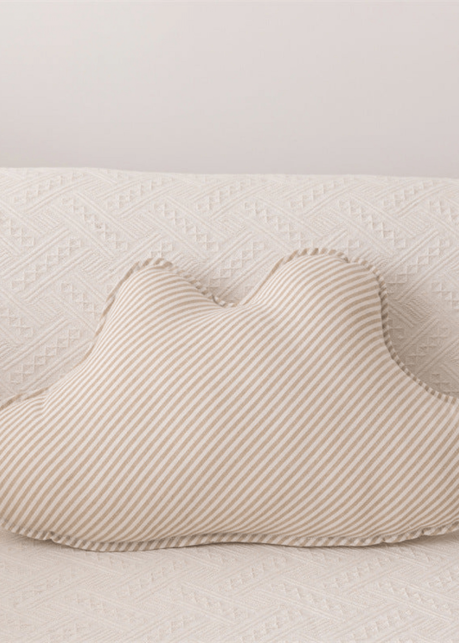 Starry Night Beige Stripe Pillow Set / Cloud - Ever Lasting