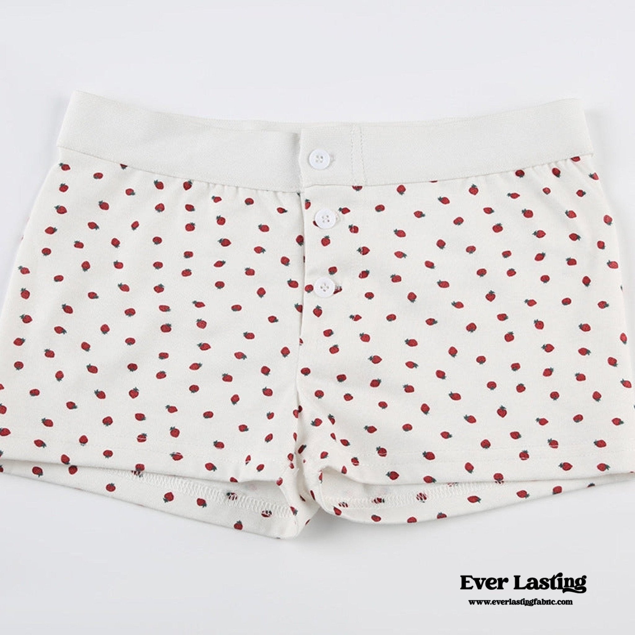 Strawberry Pajama Boyshorts - Ever Lasting