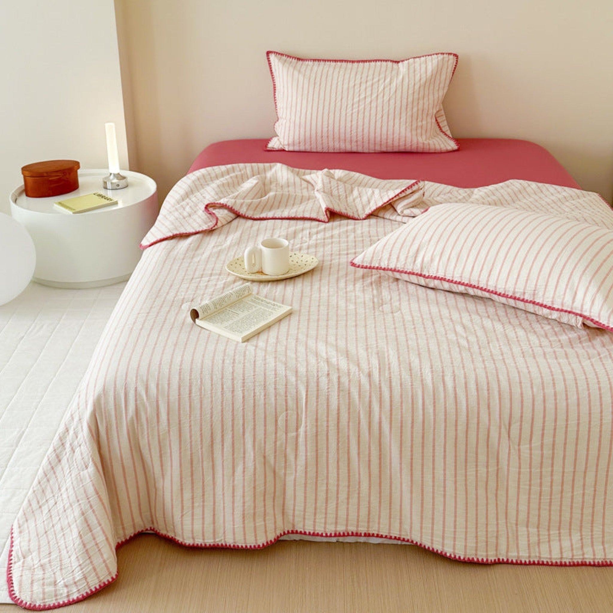 Striped Breathable Blanket Set / Thin Mix - Ever Lasting