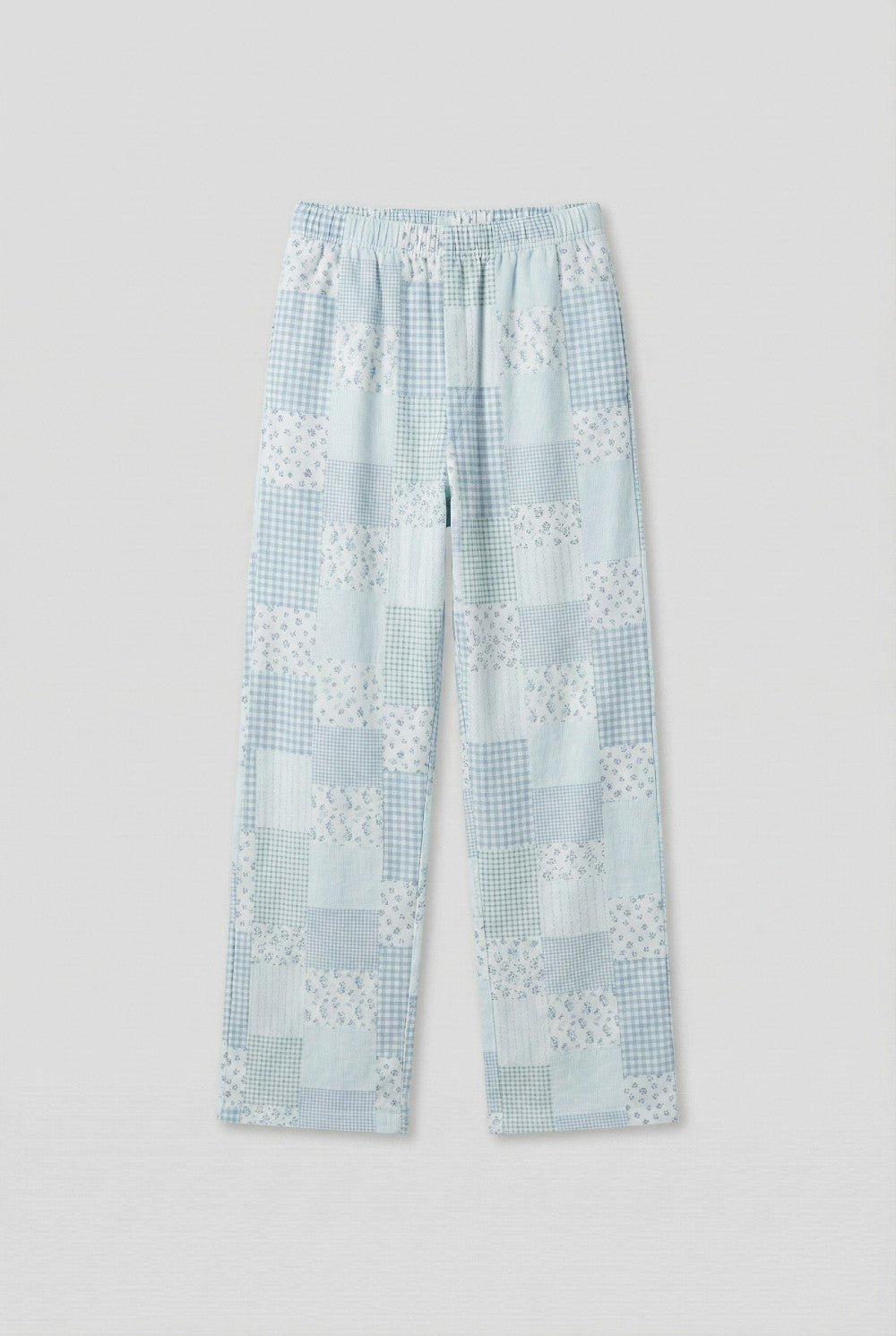 - Ever Lasting - Sweet Blue Floral Long Sleeves and Pants Pajama Set - Pajama Set - Ever Lasting