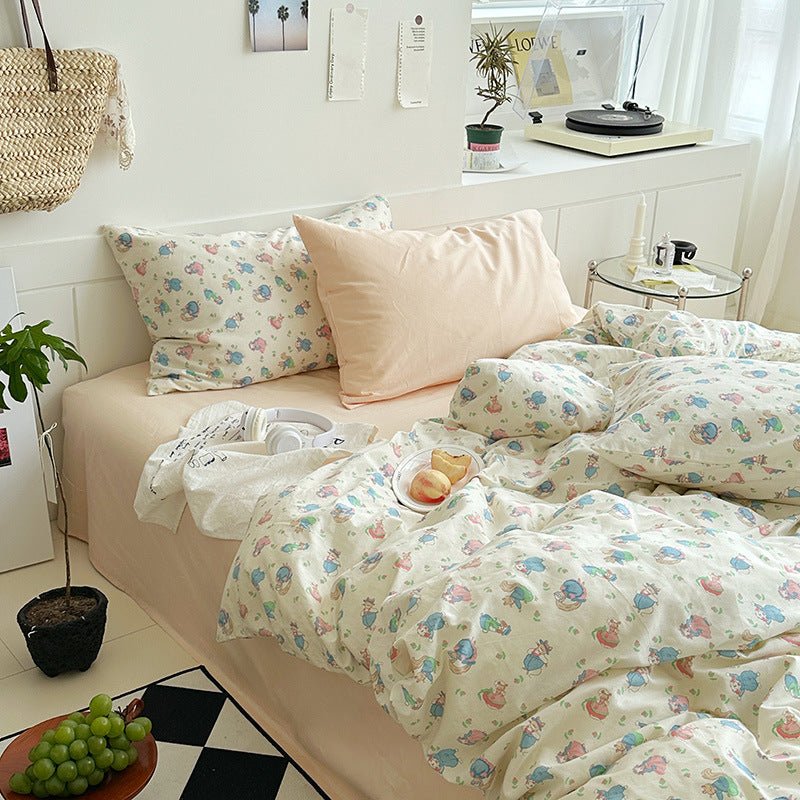 - Ever Lasting - Sweet Floral Bedding Set / Pink - Bedding Set - Ever Lasting