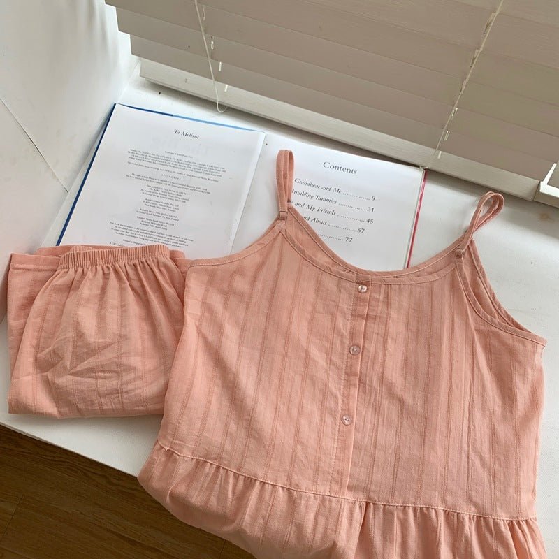 - Ever Lasting - Tank Shorts Pajama Set (4 Colors) - Pajamas - Ever Lasting