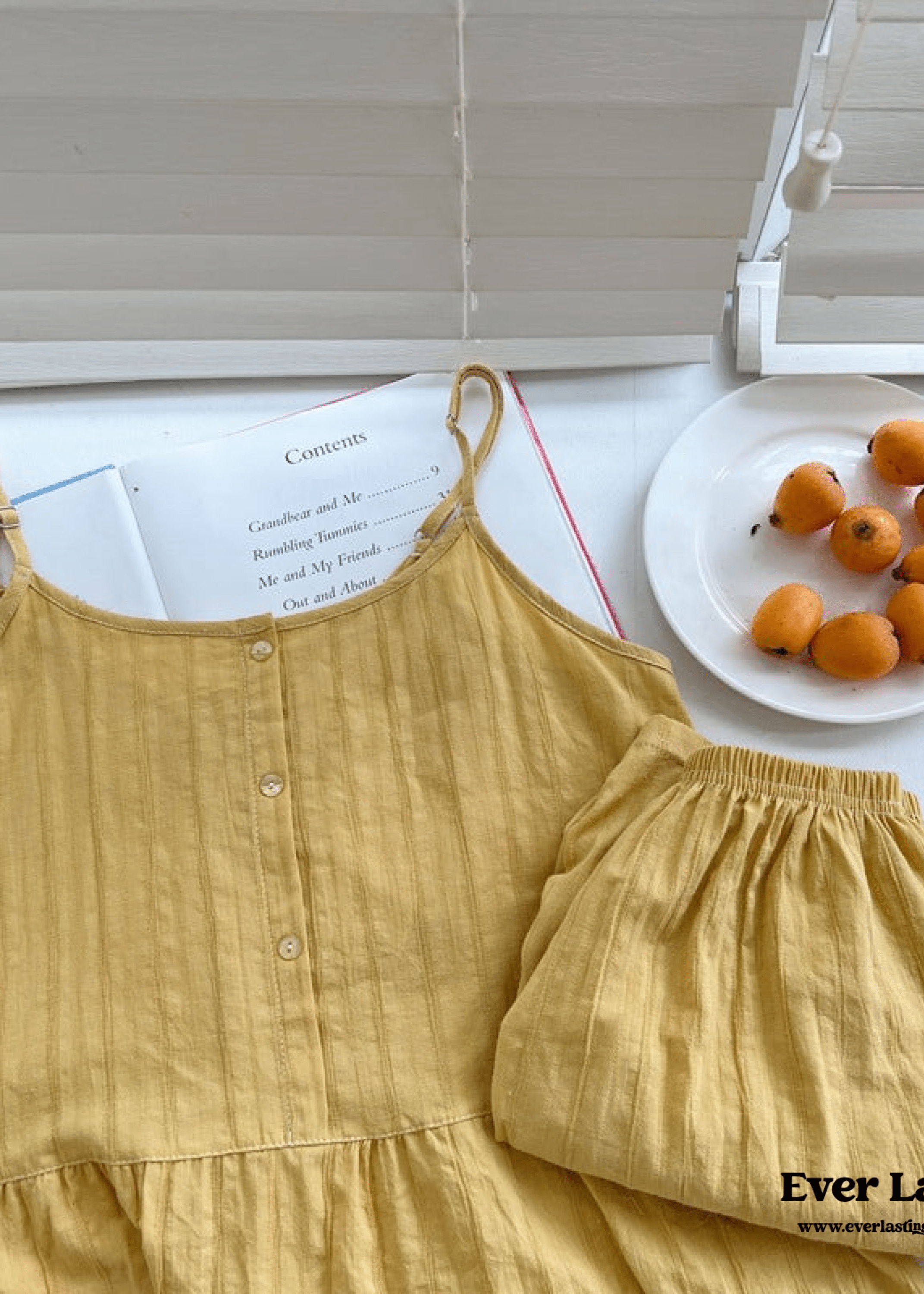 - Ever Lasting - Tank Shorts Pajama Set (4 Colors) - Pajamas - Ever Lasting