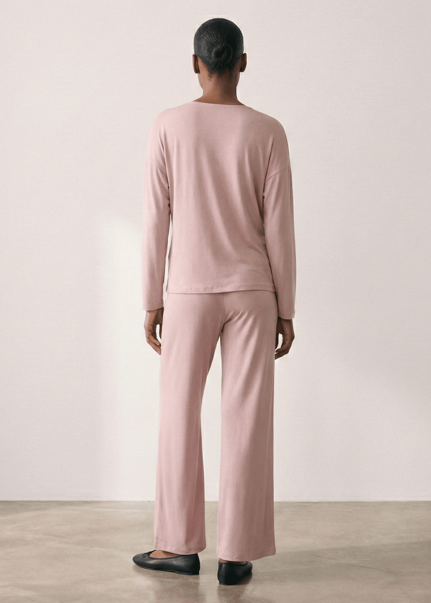 - Ever Lasting - Thalia V Neck Modal Pajama Set / Blue - Pajamas - Ever Lasting