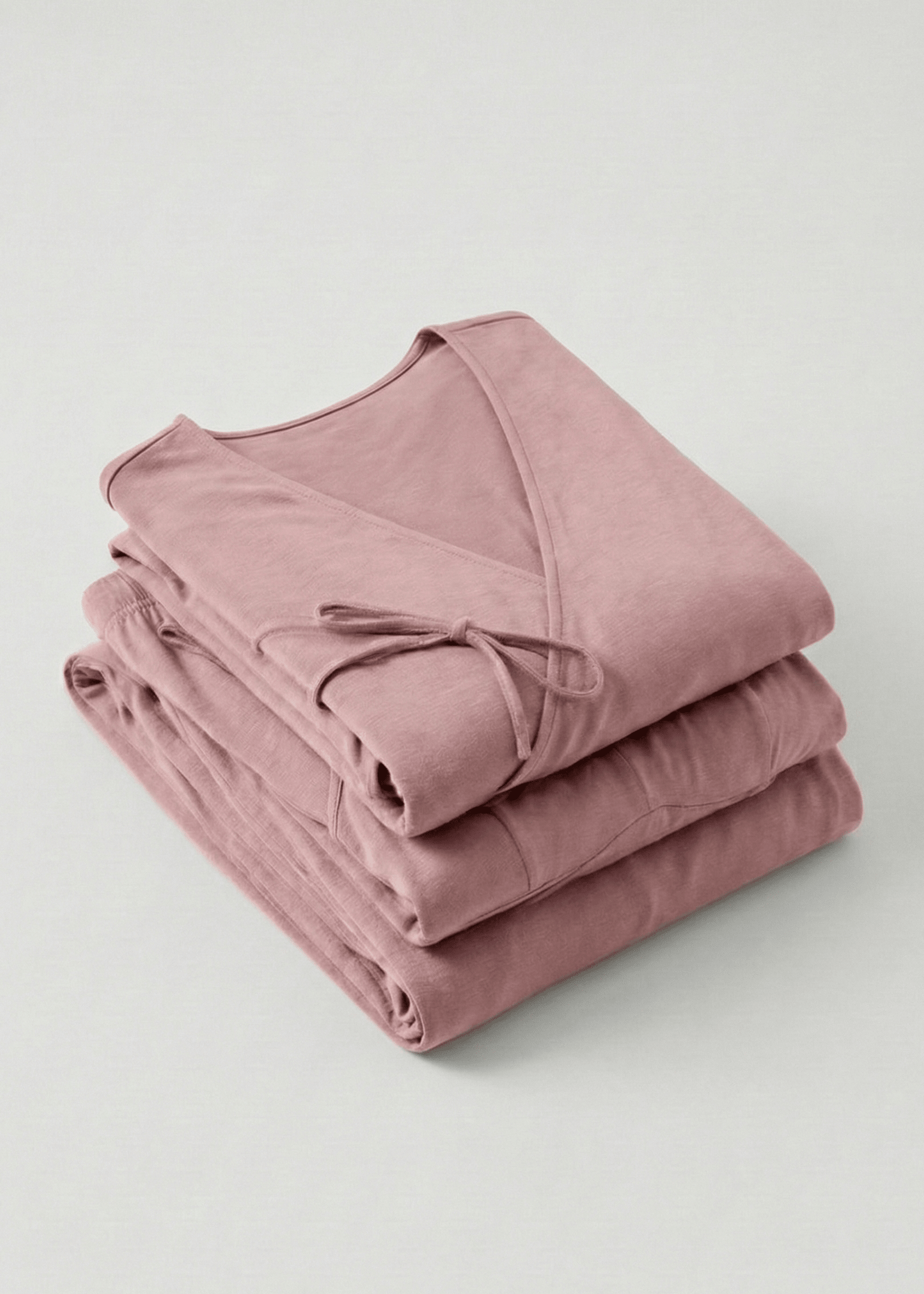 - Ever Lasting - Thalia V Neck Modal Pajama Set / Blue - Pajamas - Ever Lasting