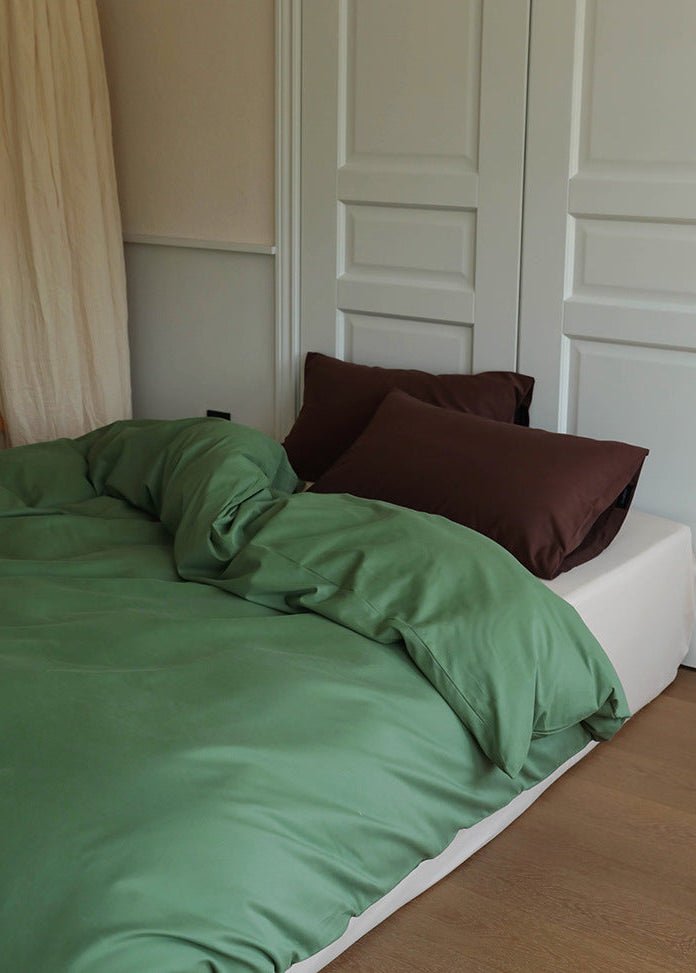 - Ever Lasting - Theo Pure Bedding Set / Green - Bedding Set - Ever Lasting