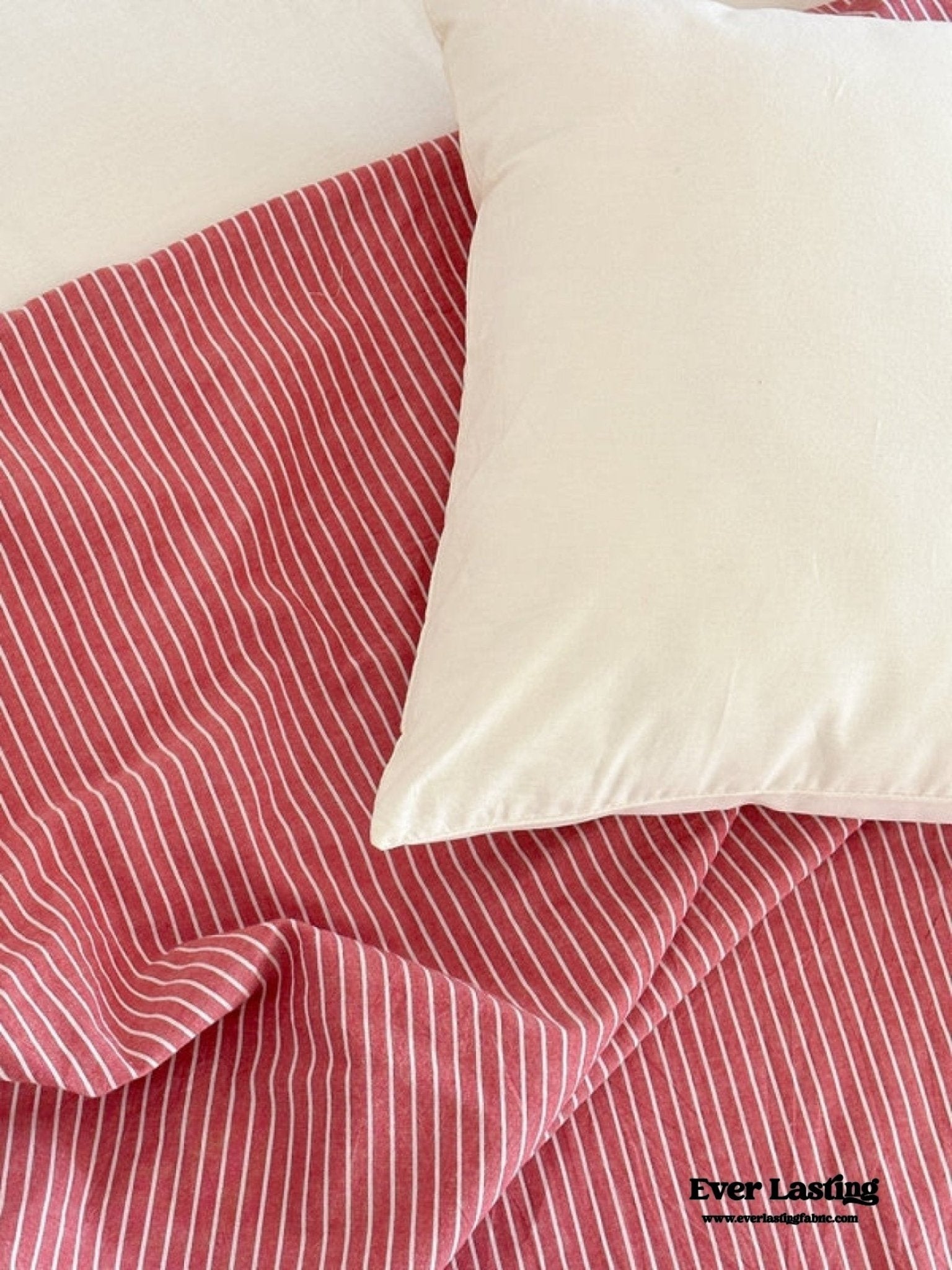 Thin Striped Duvet Cover / Blue - Ever Lasting