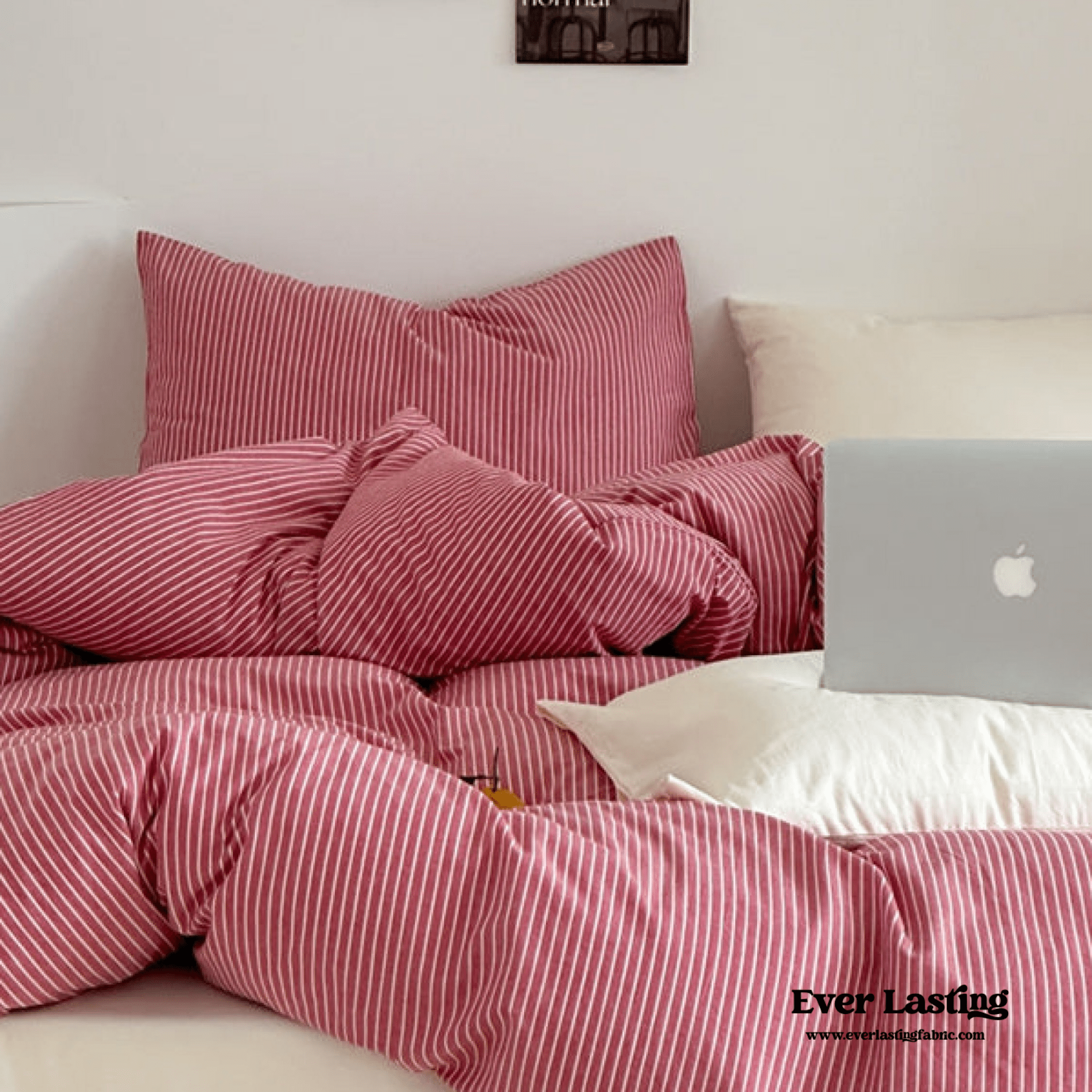 Thin Striped Duvet Cover / Blue - Ever Lasting