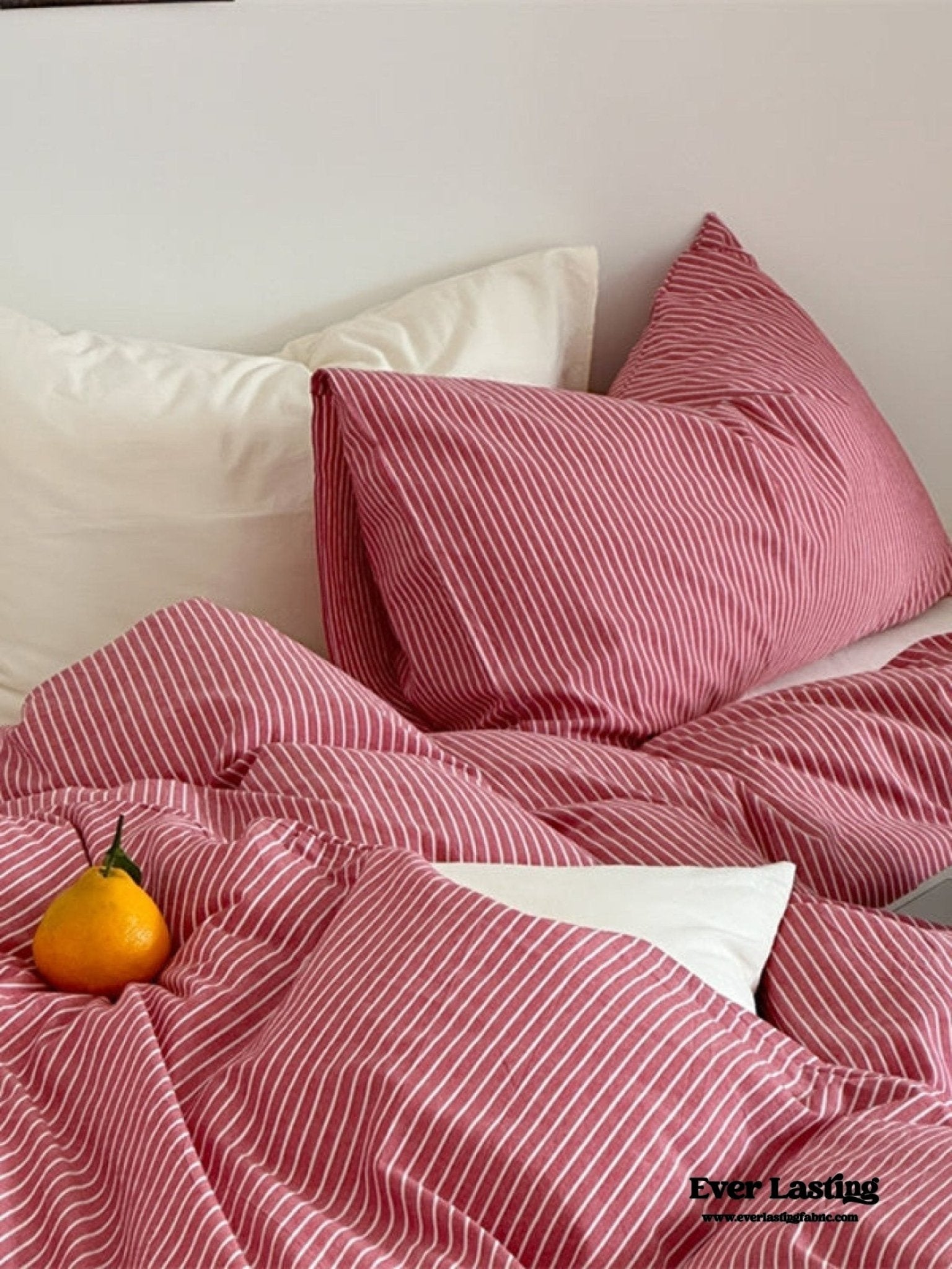 Thin Striped Duvet Cover / Blue - Ever Lasting