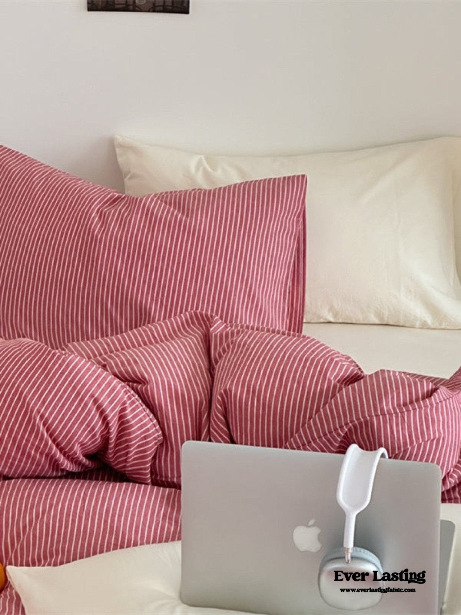 Thin Striped Duvet Cover / Blue - Ever Lasting