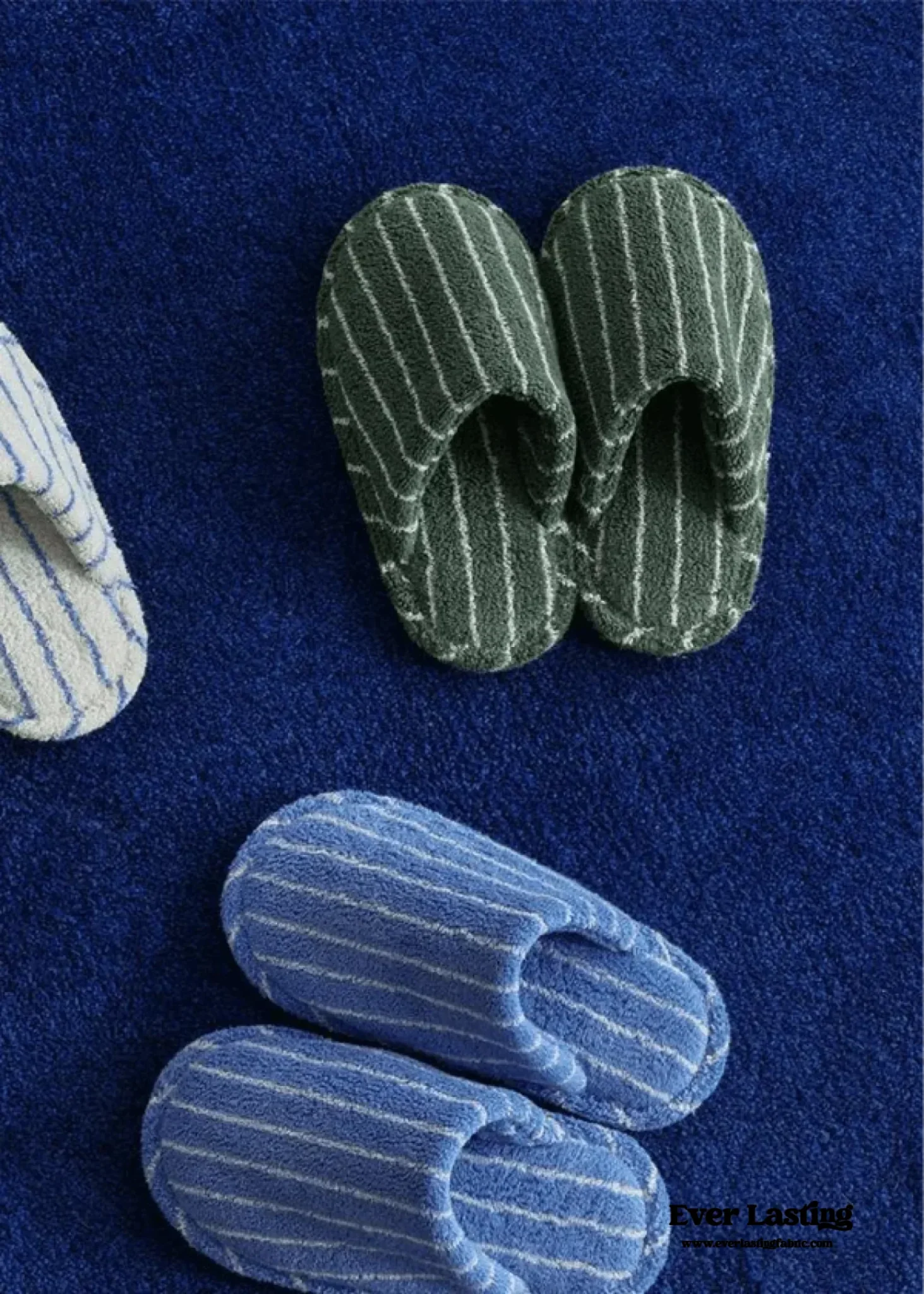 Thin Striped House Slippers - Ever Lasting