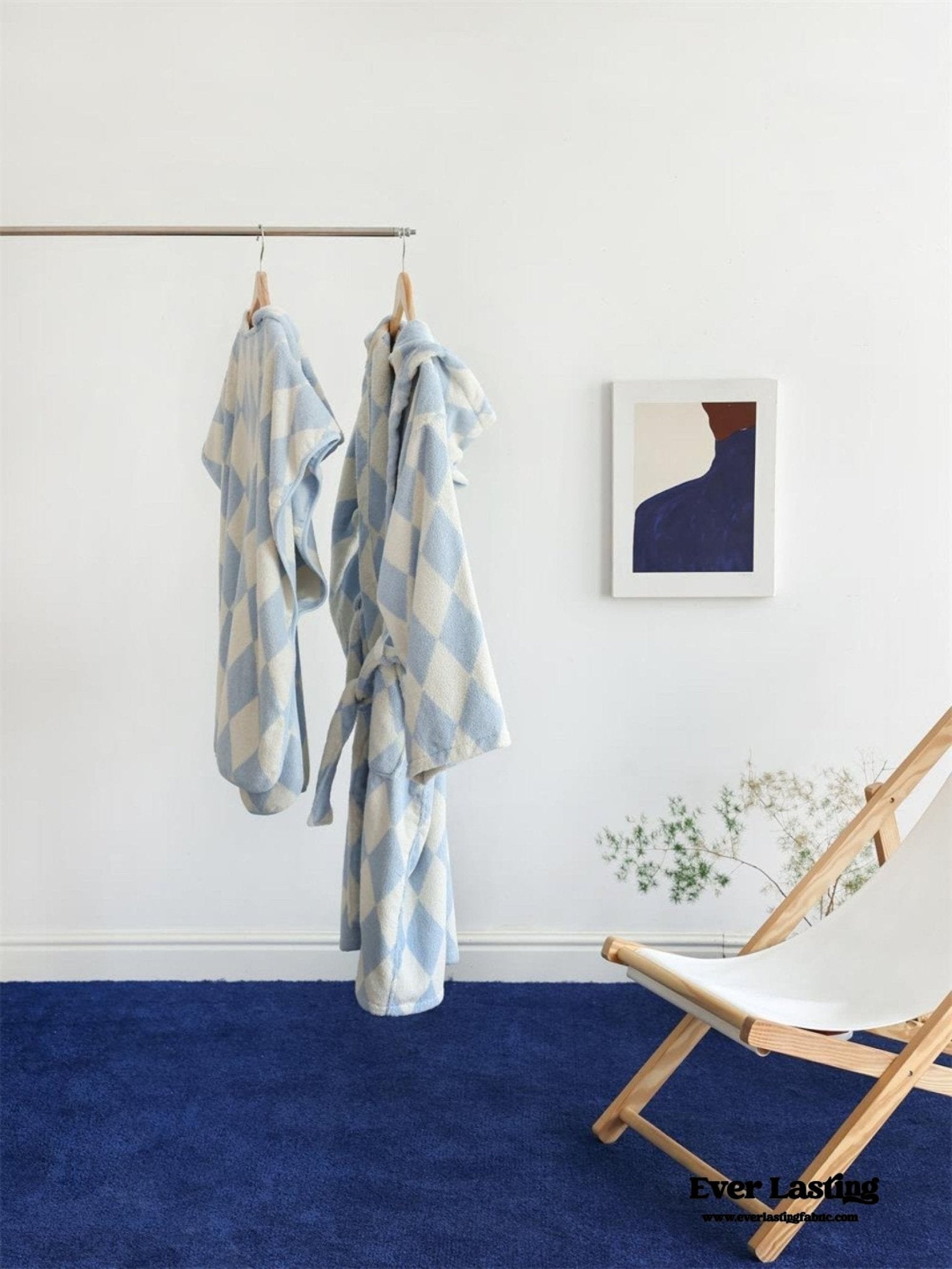 Thin Striped Towel and Bathrobe Set - Ever Lasting