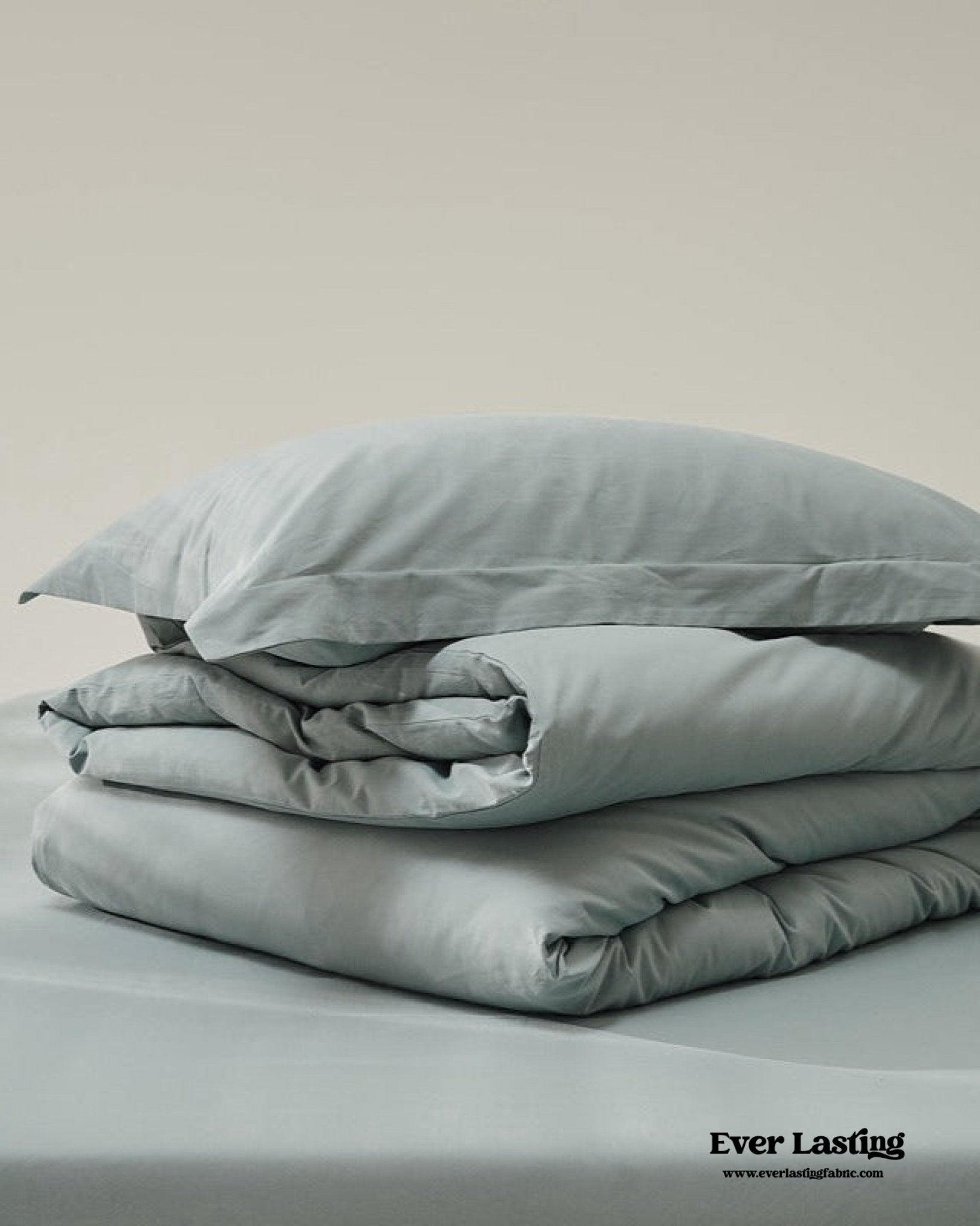 Velvære Luxe Solid Color Cotton Bedding Set / White - Ever Lasting