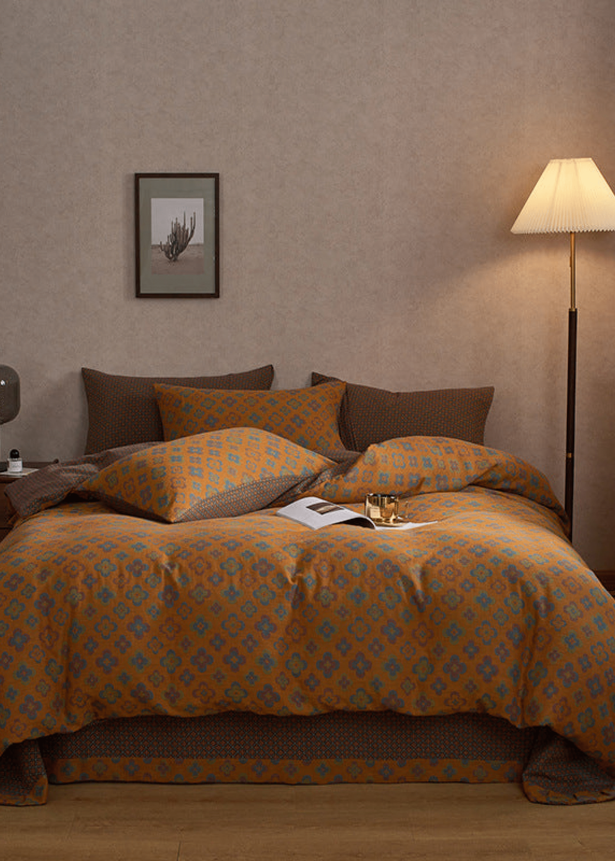 - Ever Lasting - Vibrant Vintage Double Layered Floral Bedding Bundle - Bedding Bundle - Ever Lasting