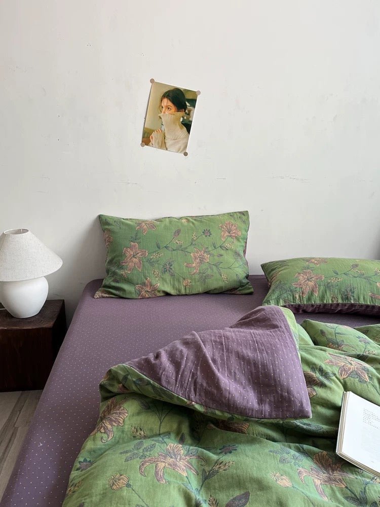 - Ever Lasting - Vibrant Vintage Double Layered Floral Bedding Bundle - Bedding Bundle - Ever Lasting