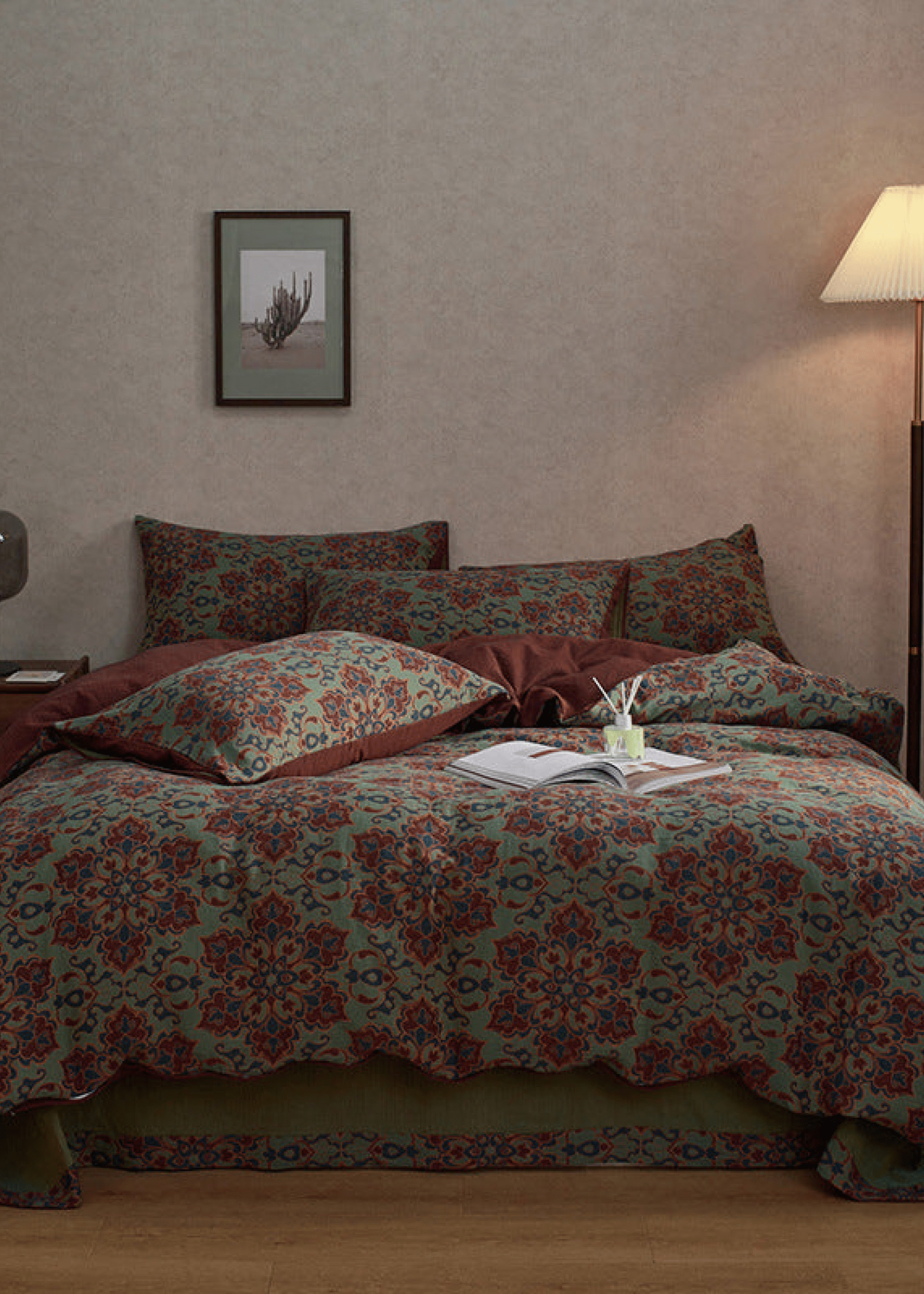 - Ever Lasting - Vibrant Vintage Double Layered Floral Bedding Bundle - Bedding Bundle - Ever Lasting