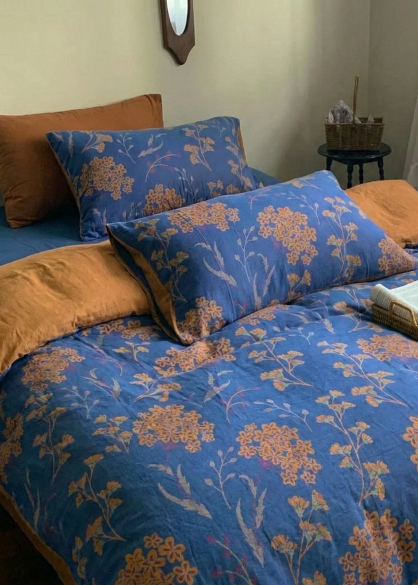 - Ever Lasting - Vibrant Vintage Double Layered Floral Bedding Set - Bedding Set - Ever Lasting