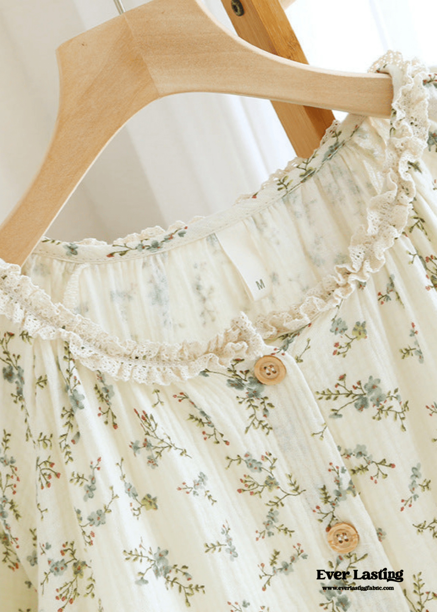 Vintage Floral Tank Cardigan and Long Pants Pajama Set / Yellow - Ever Lasting