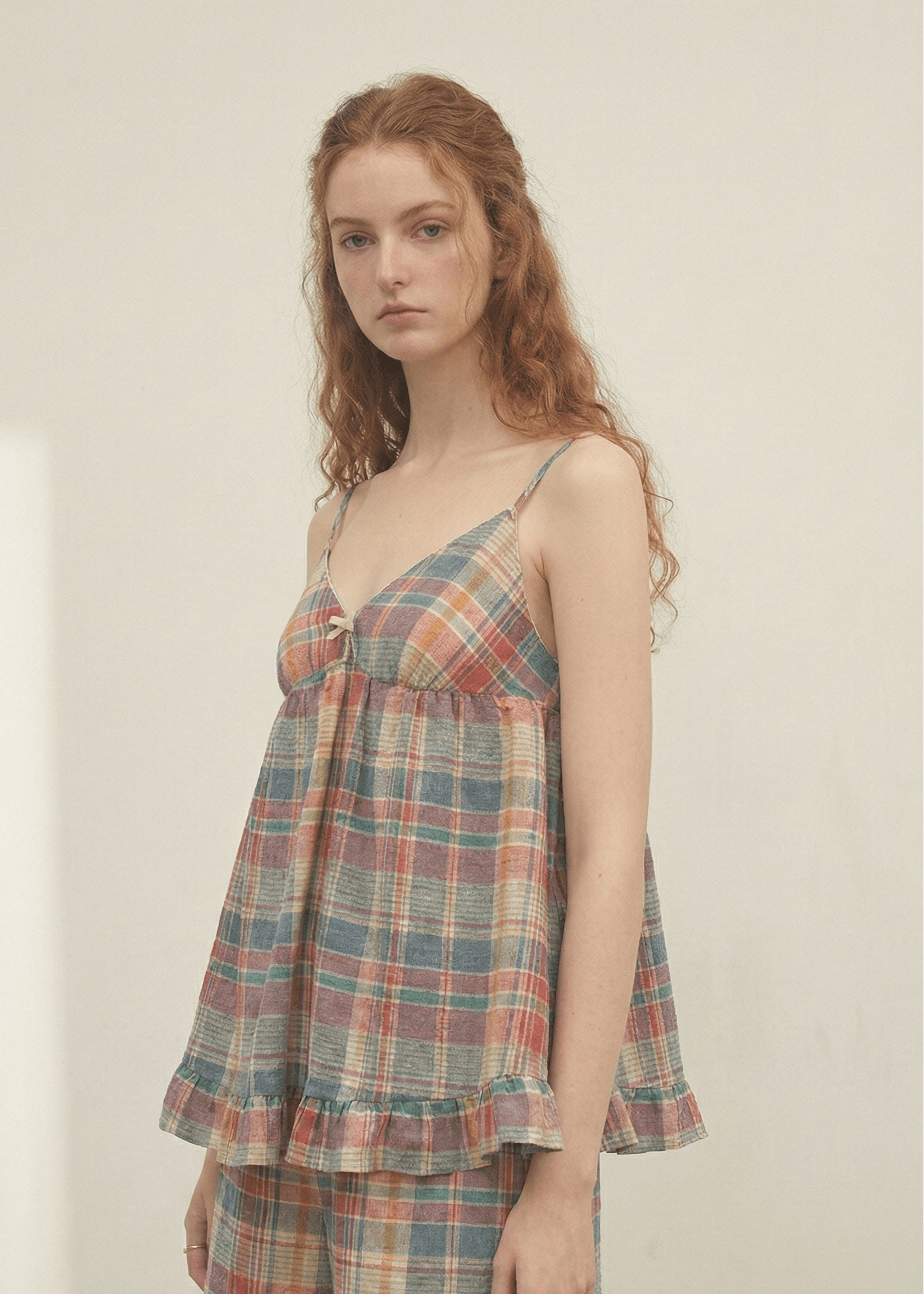 - Ever Lasting - Vintage Inspired Plaid Pajama Dress - Pajamas - Ever Lasting