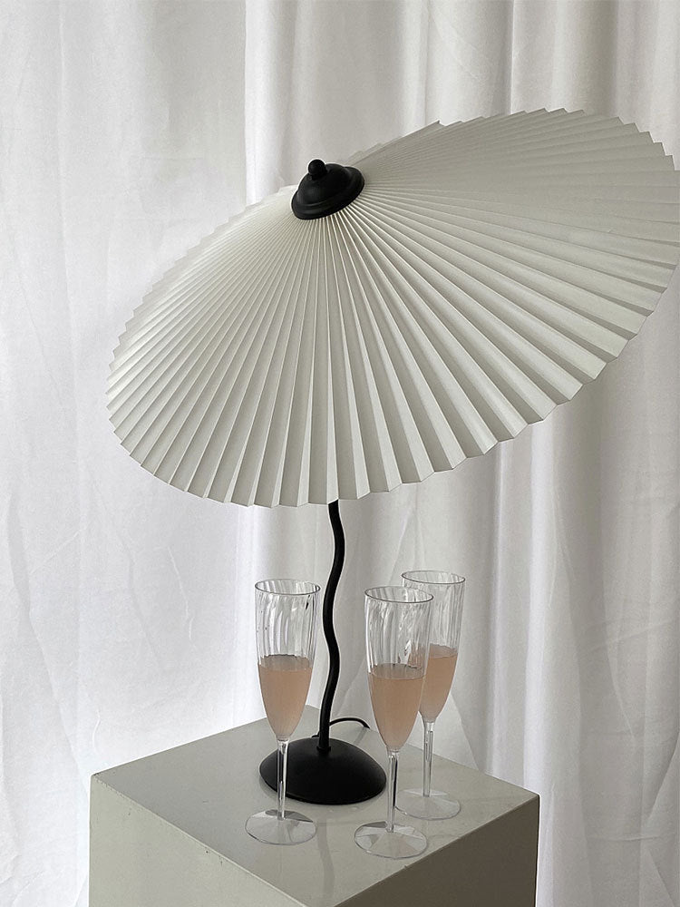 - Ever Lasting - Vintage Inspired Tilted Umbrella Lamp / White - Light - Ever Lasting