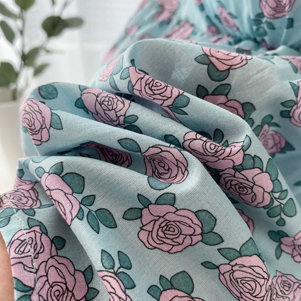 Vivian Vintage Floral Pajama Set / Tie Strap - Ever Lasting