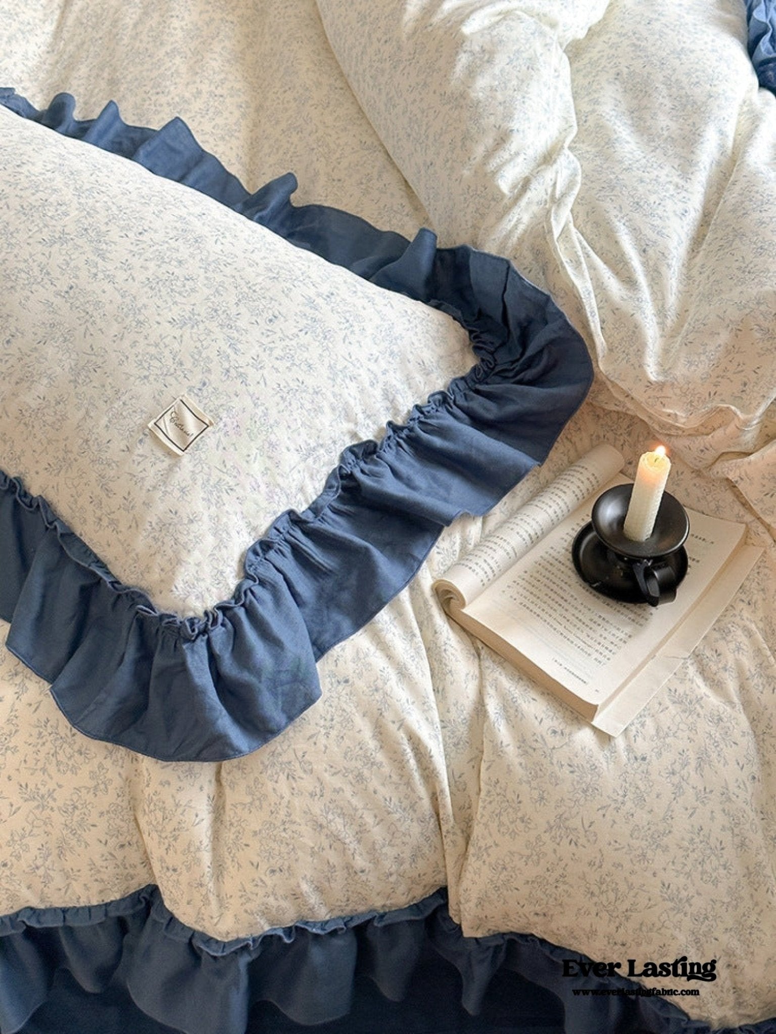 Vivienne Floral Double Gauze Bedding Bundle - Ever Lasting