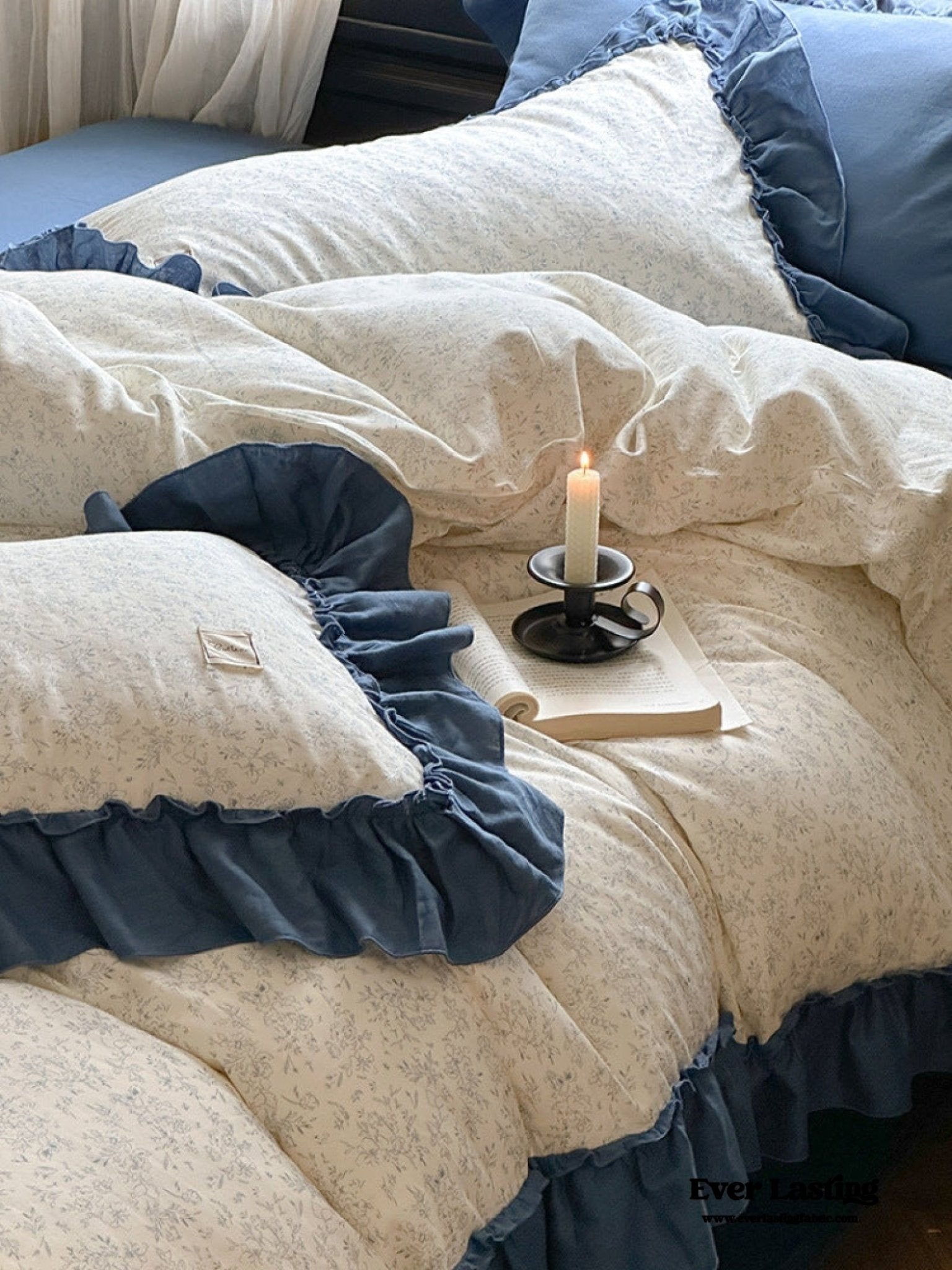 Vivienne Floral Double Gauze Bedding Bundle - Ever Lasting