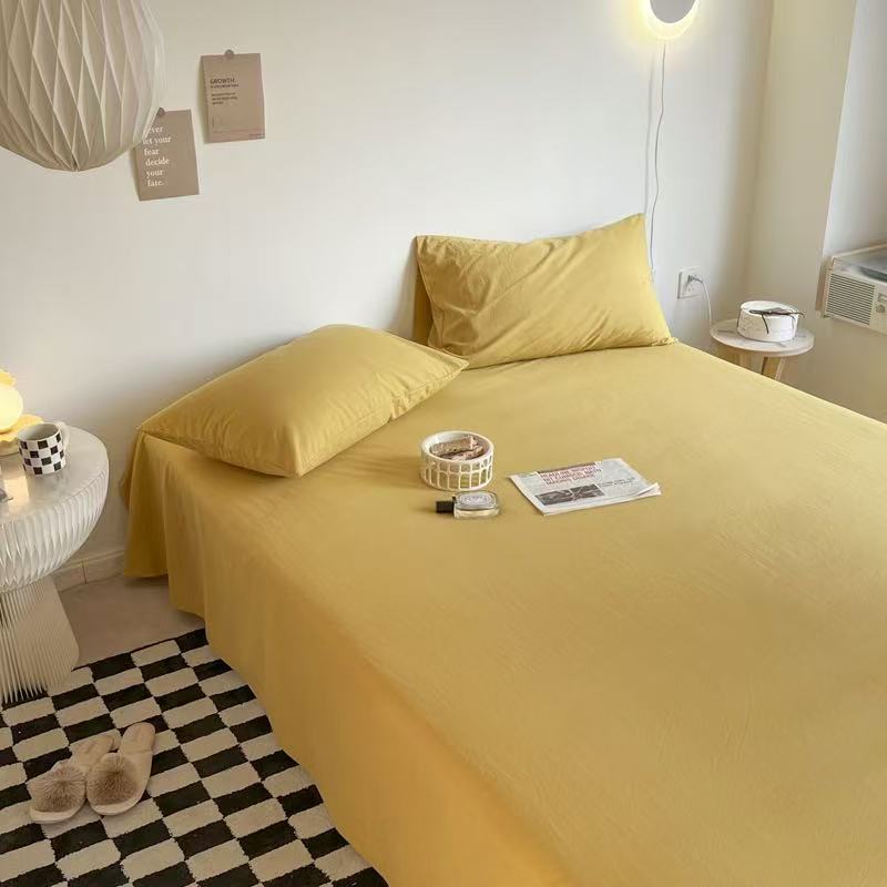 - Ever Lasting - Washed Cotton Bed Sheets (15 Colors) - Bed Sheet - Ever Lasting