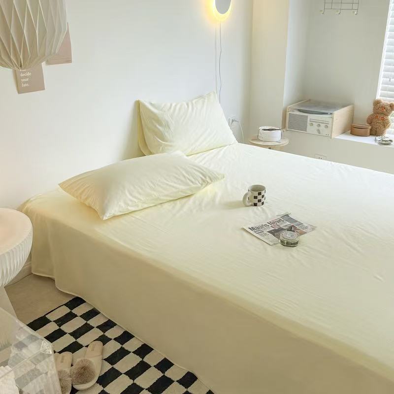 - Ever Lasting - Washed Cotton Bed Sheets (15 Colors) - Bed Sheet - Ever Lasting