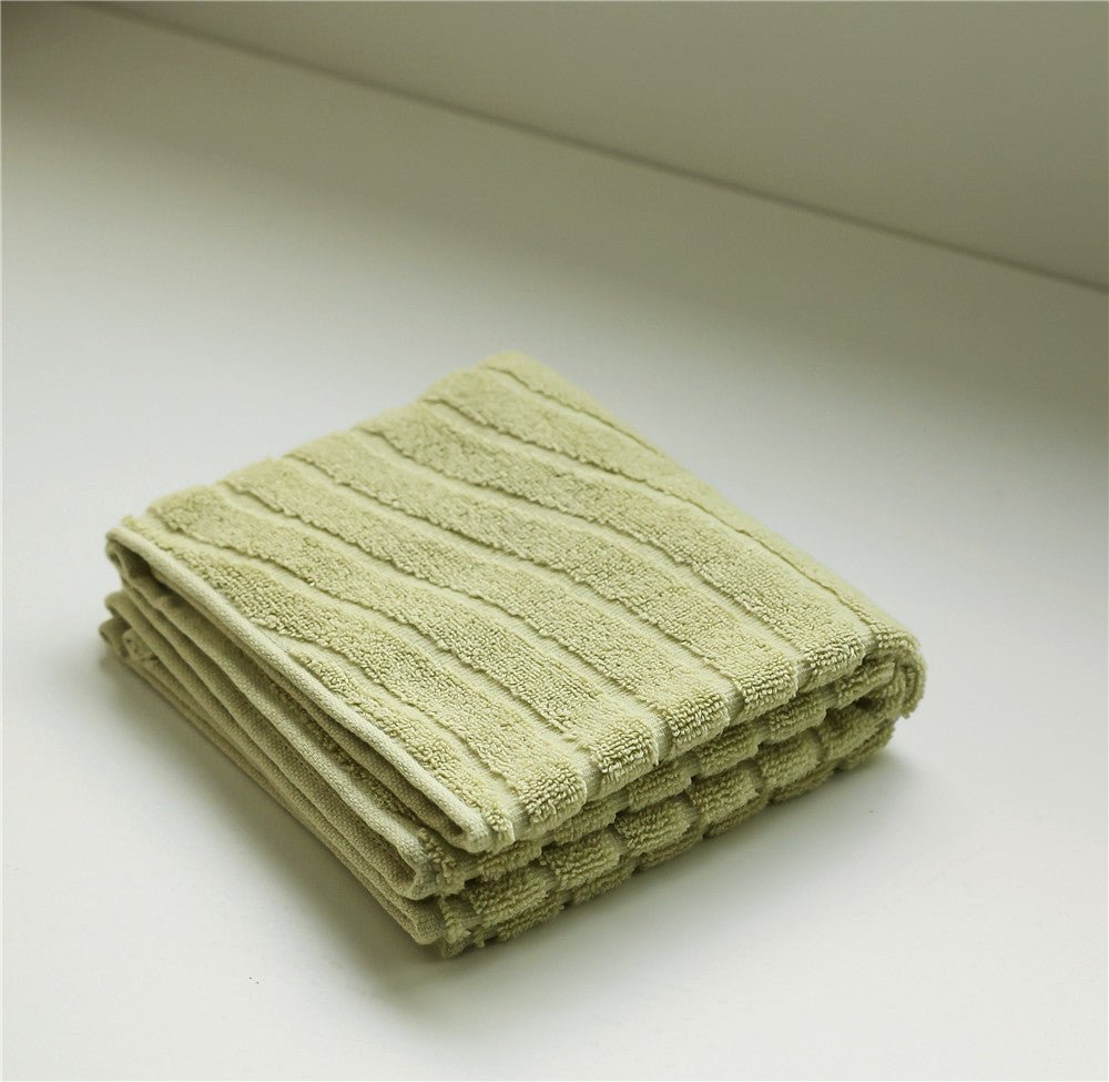 - Ever Lasting - Wavy Cotton Towel / Yellow - Towel - Ever Lasting