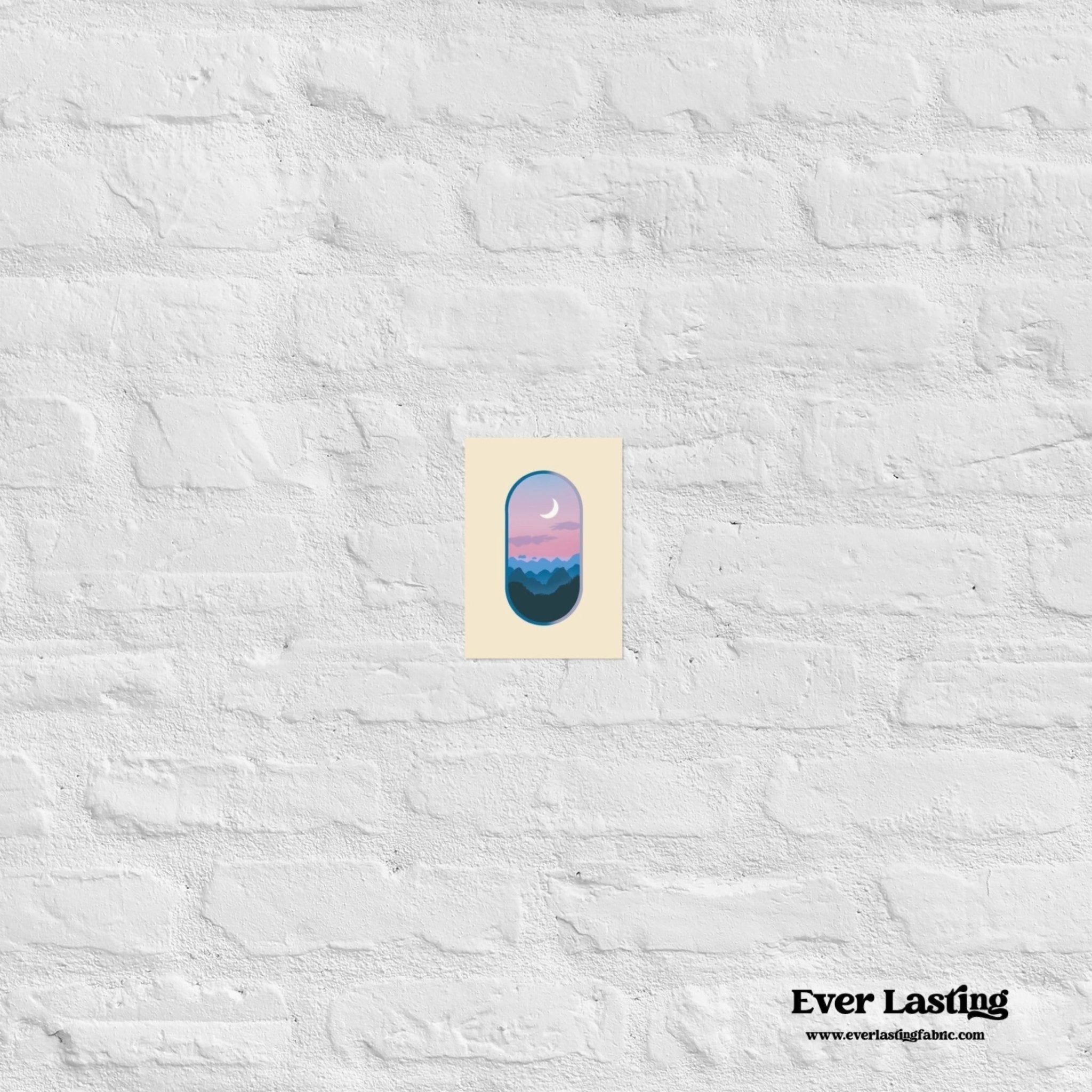 “Window to the Moon” Aesthetic Night Sky Print - Ever Lasting