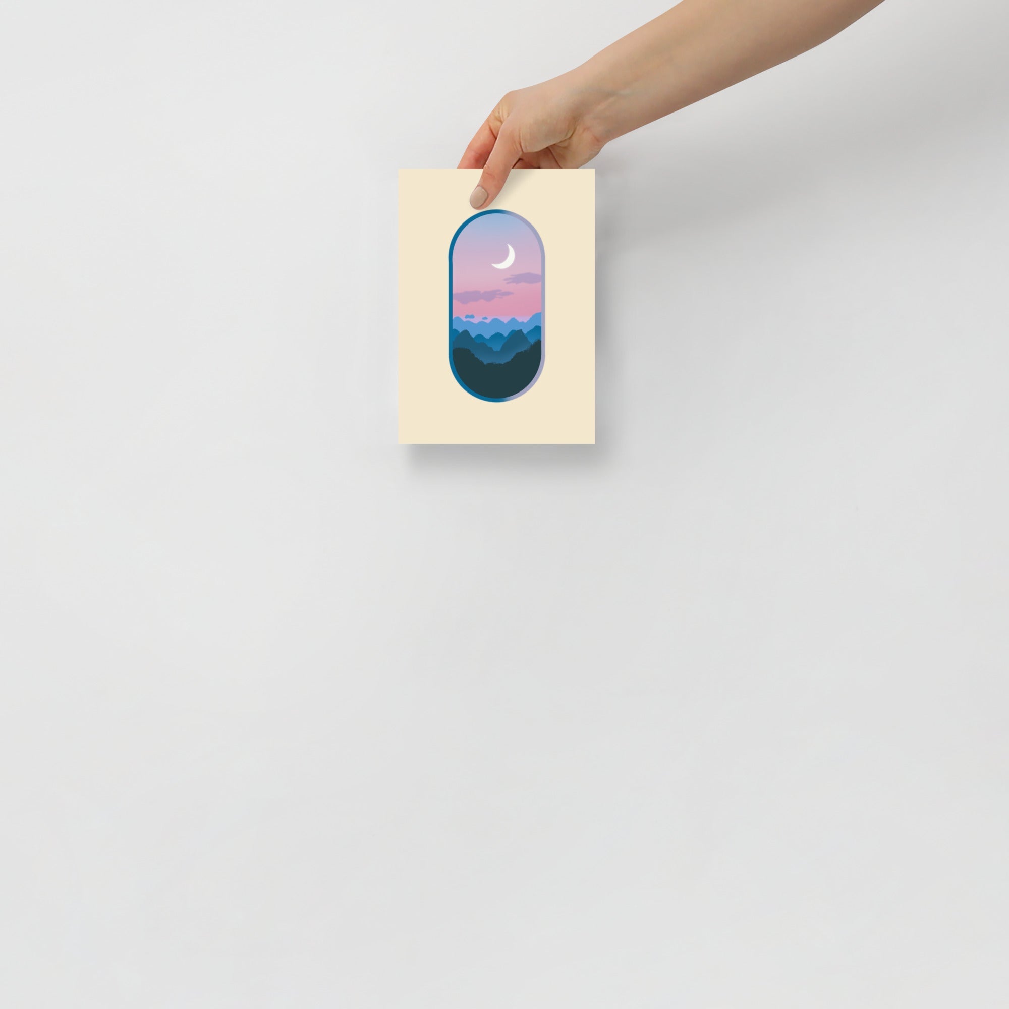 -Ever Lasting - “Window to the Moon” Aesthetic Night Sky Print - Ever Lasting