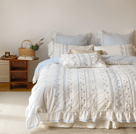 A Touch of Paris in Your Bedroom: Our Best-Selling Lace Ruffle Bedding - Ever Lasting