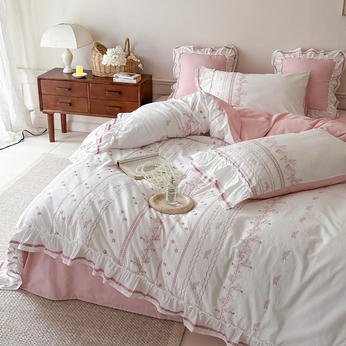 Dopamine Decor: Mixing Ruffles, Stripes, and Gingham for a Joyful Bedroom - Ever Lasting
