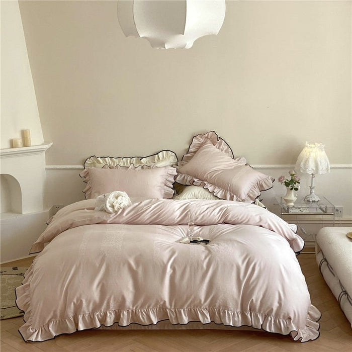 Ruffled Comfort: Coquette Bedding Meets Autumn Aesthetic - Ever Lasting