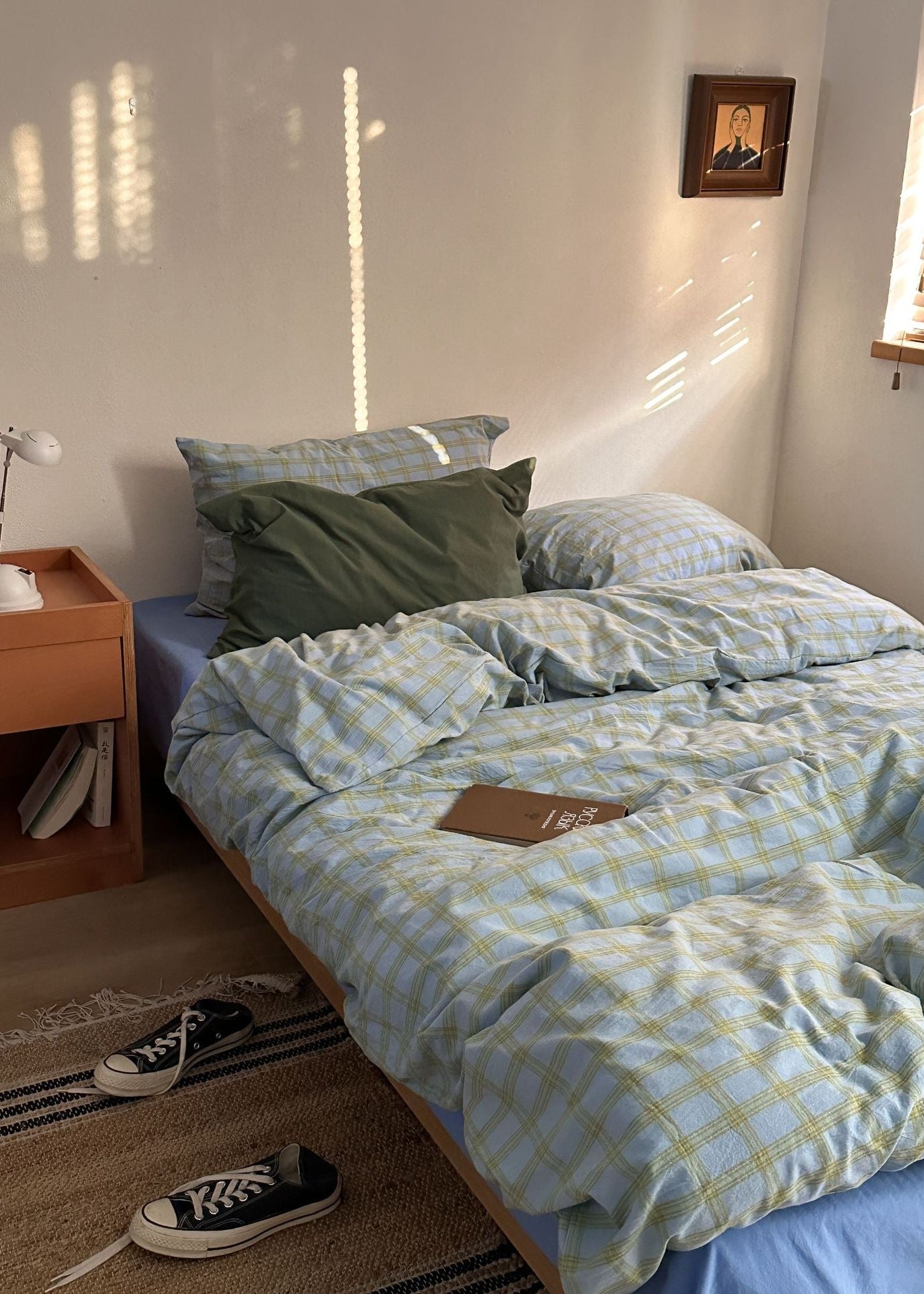 Birch Gingham Washed Cotton Bedding Bundle
