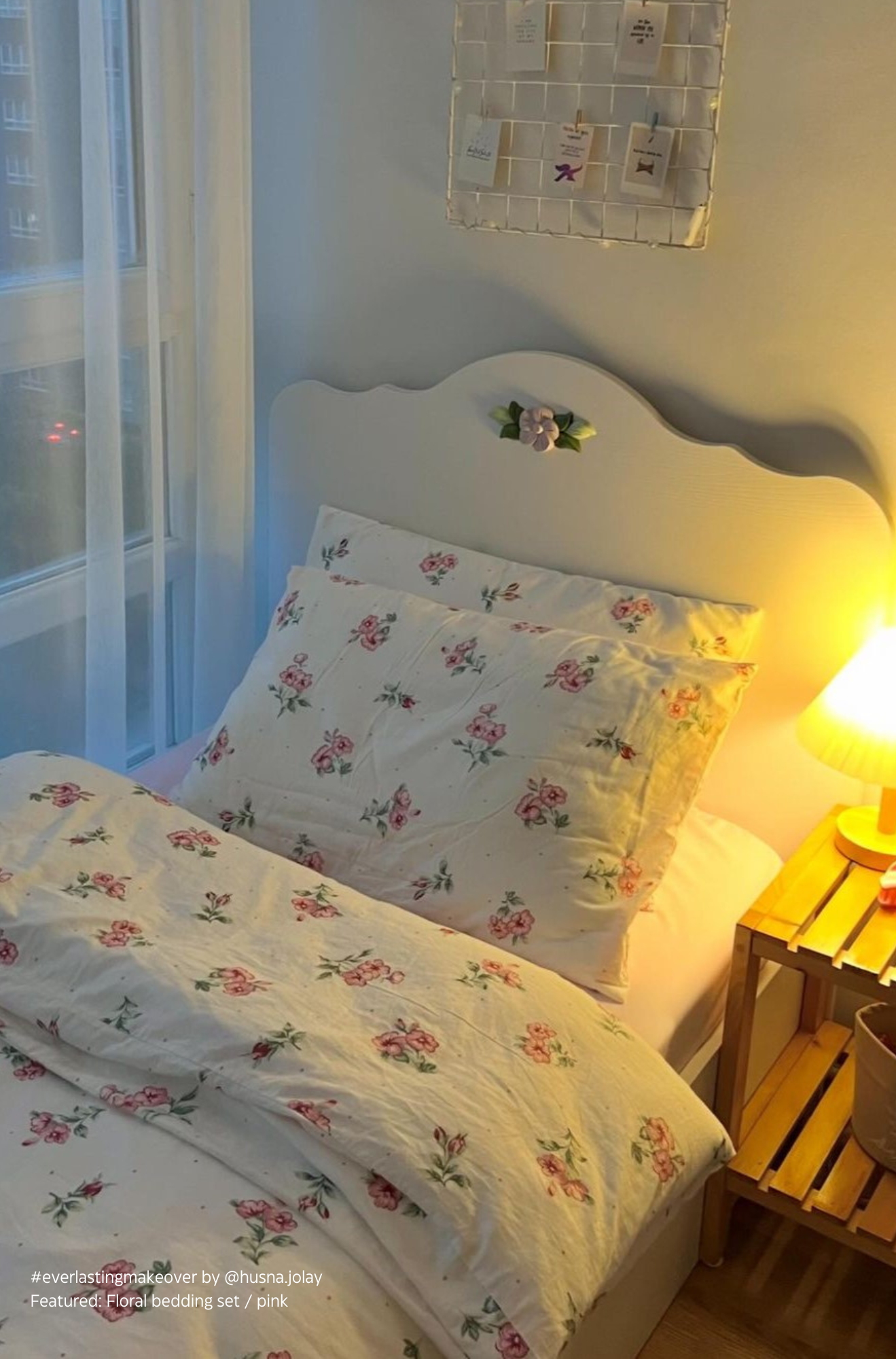 Floral Bedding Set / Blue