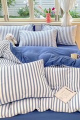 Striped Bedding Set / Green