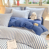 Striped Bedding Set / Orange